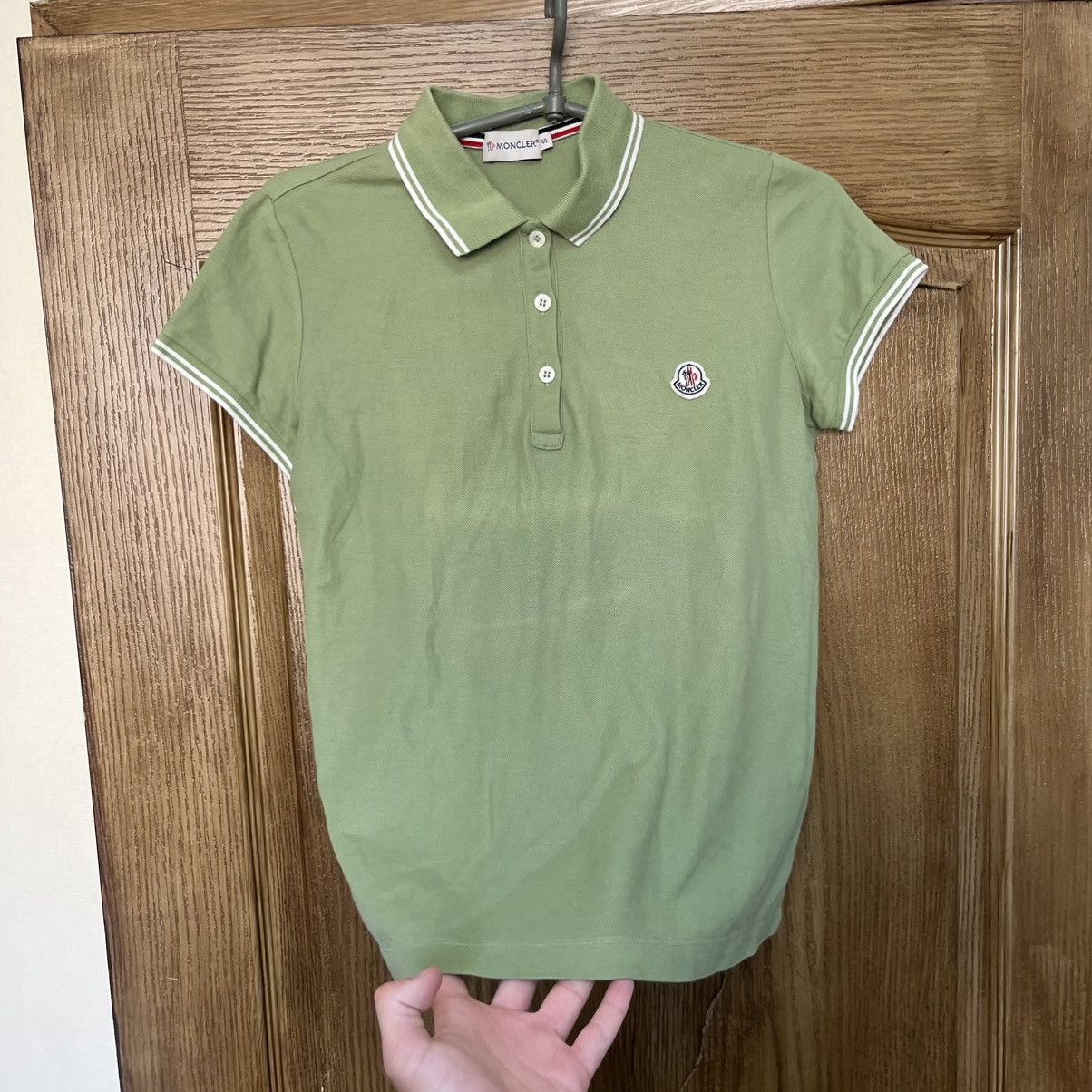 Moncler Moncler Polo T-shirt Size US S / EU 44-46 / 1 - 2 Thumbnail