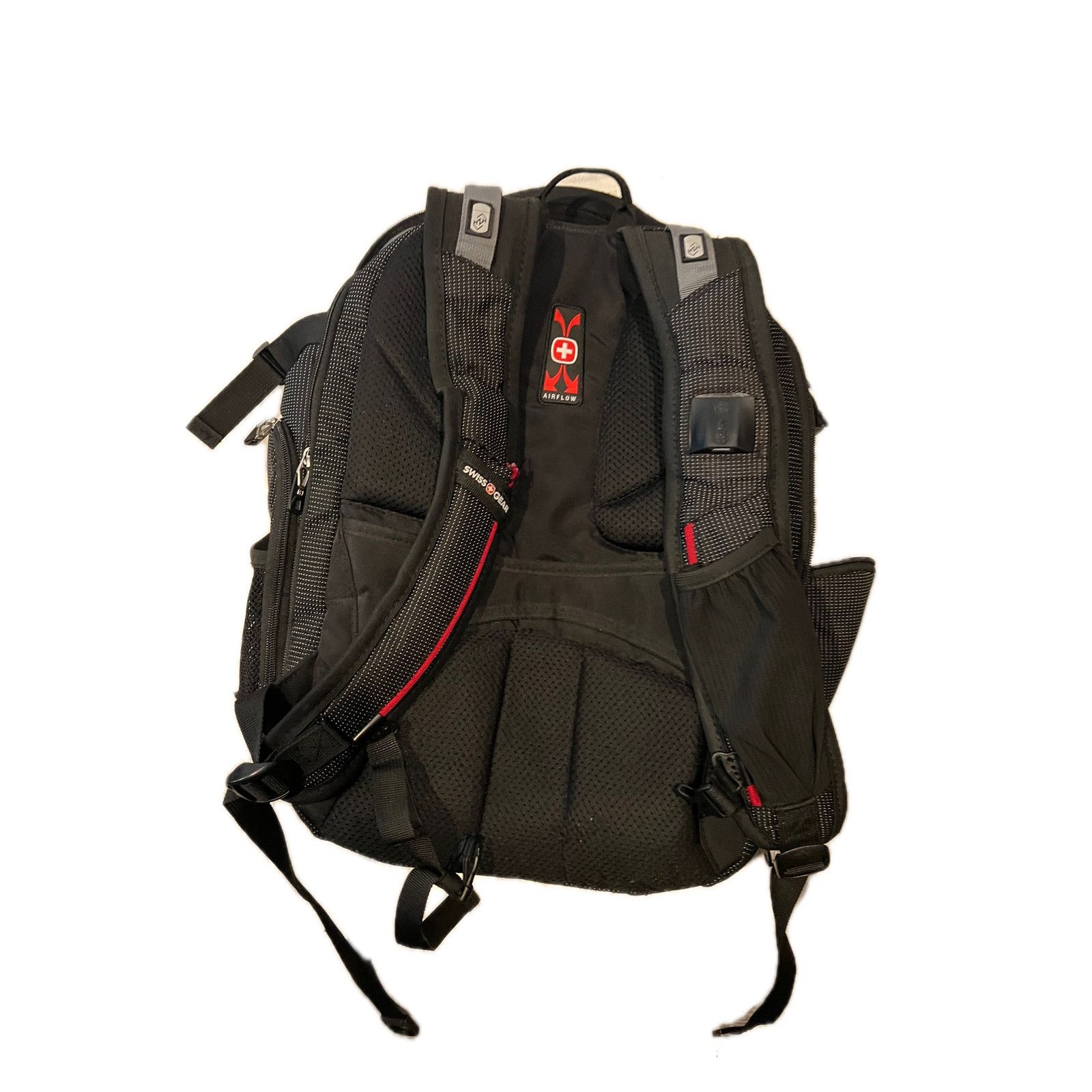 Swissgear Swiss Gear Cecil Laptop Backpack Black Red Size 42 - 2 Thumbnail