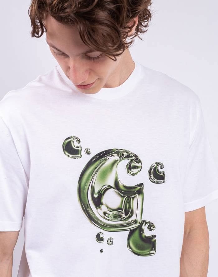 Carhartt Carhartt Big Logo T-Shirt White | NWT Mens L Size US L / EU 52-54 / 3 - 5 Thumbnail
