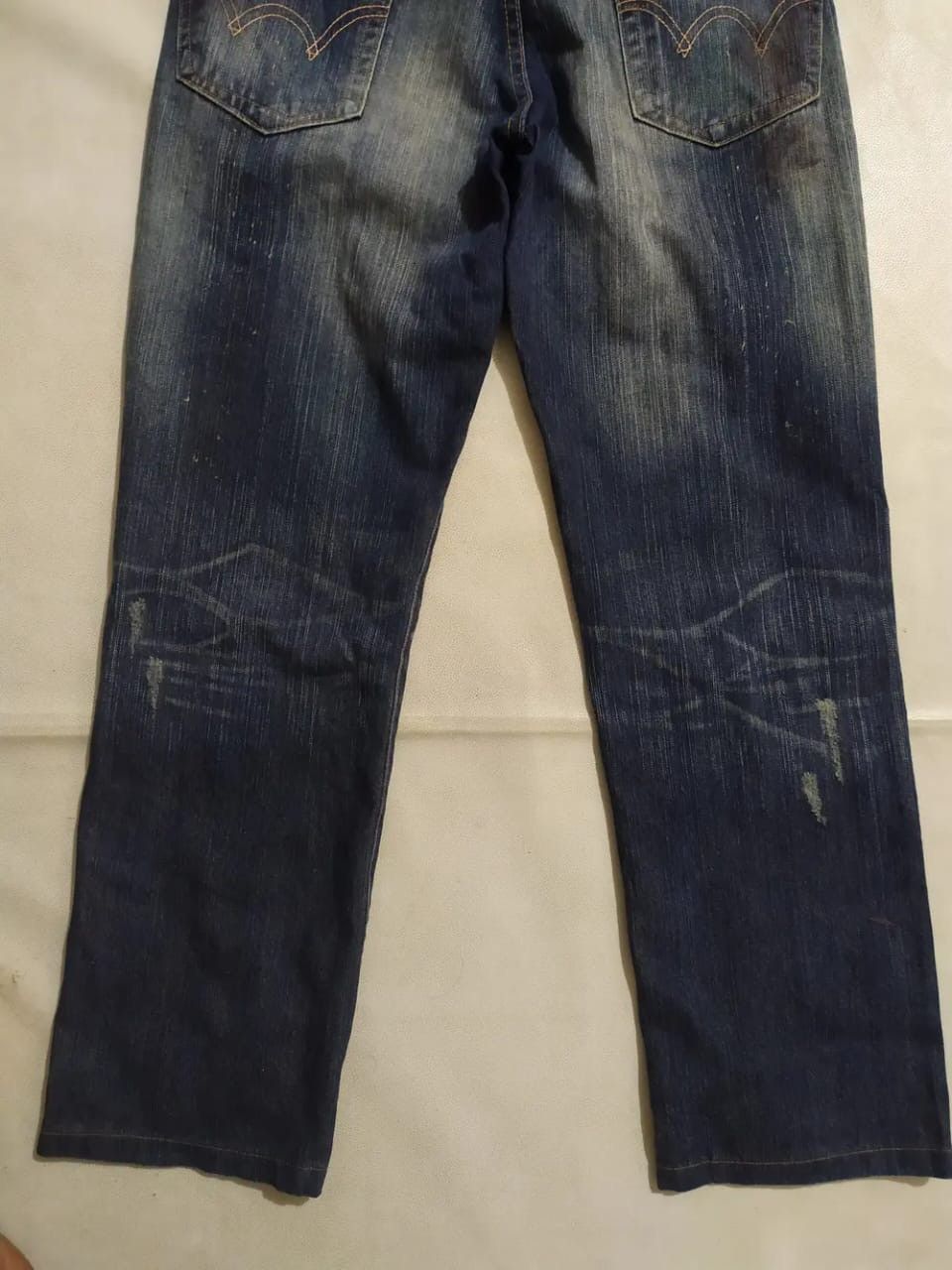 Edwin Edwin Skull Studded Distressed Denim Size US 30 / EU 46 - 11 Thumbnail
