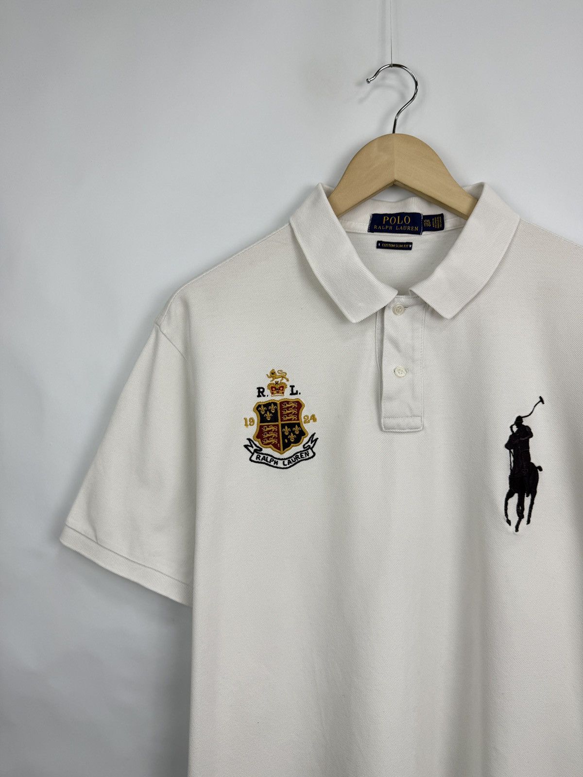 Polo Ralph Lauren 🇺🇸 Polo Ralph Lauren Custom Slim Fit Polo T-Shirt Chief Keef Size US XXL / EU 58 / 5 - 3 Thumbnail