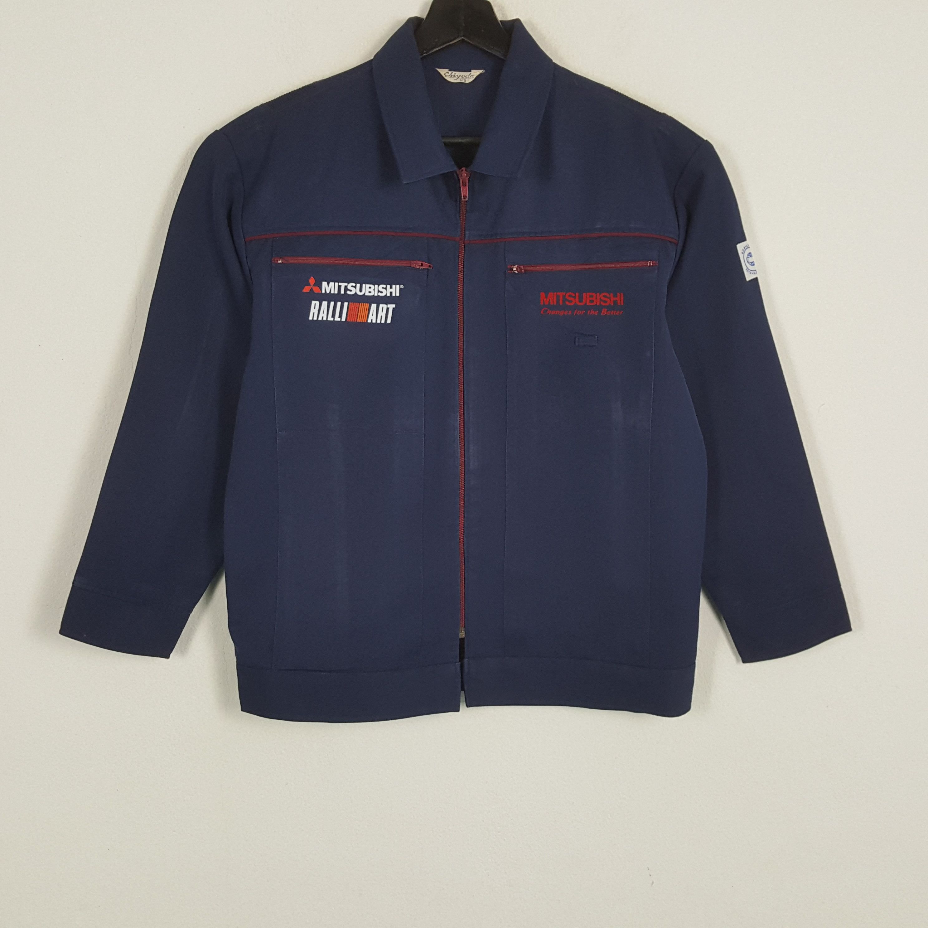 Japanese Brand × Vintage MITSUBISHI RALLI ART Japanese Motorsports Custom Art Jacket Size US M / EU 48-50 / 2 - 3 Thumbnail
