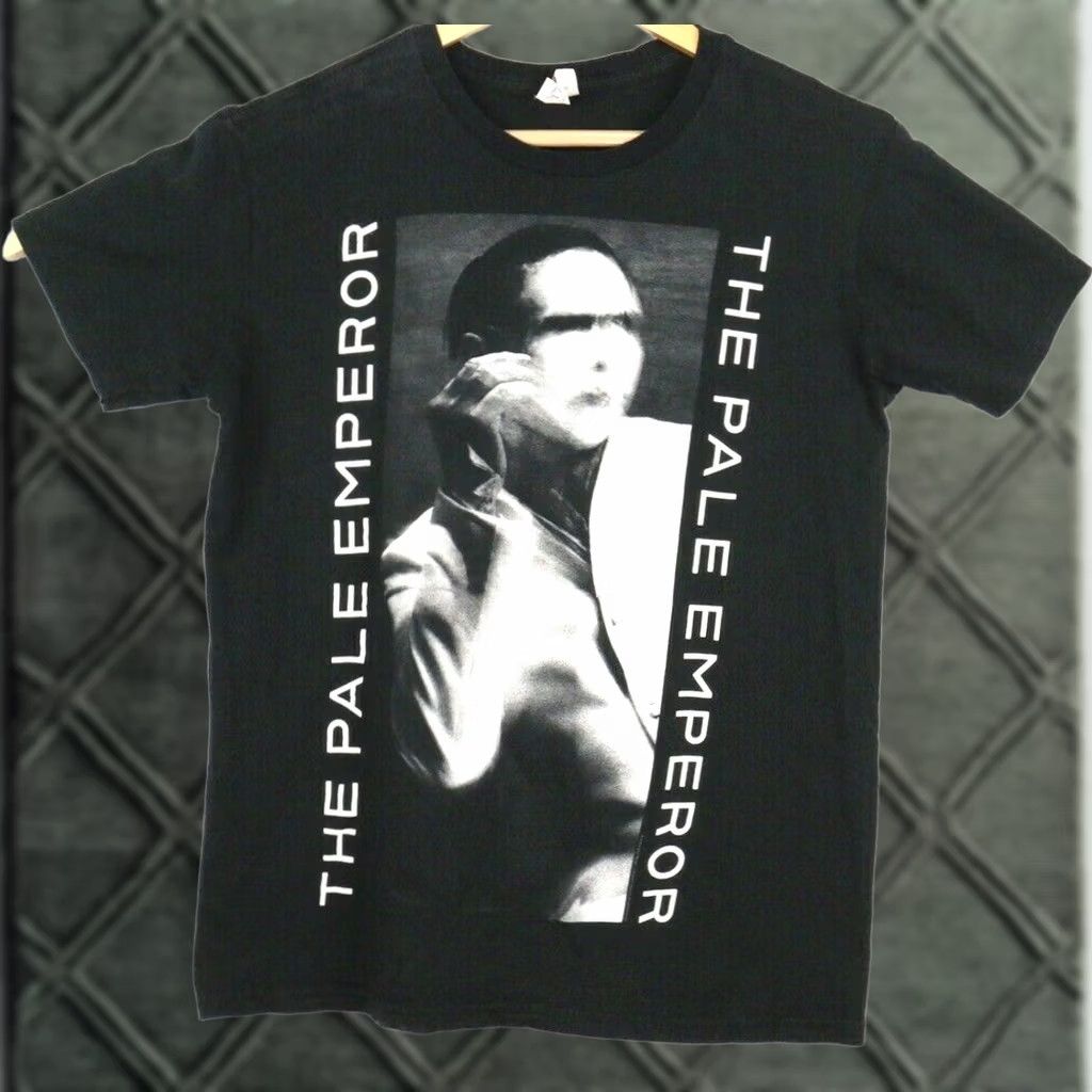 Greats Marilyn Manson The Pale Emperor Tshirt 2 Sided Black Short Sleeve Crew Neck Graphic Tee Size Small MENS Size US S / EU 44-46 / 1 - 1 Thumbnail