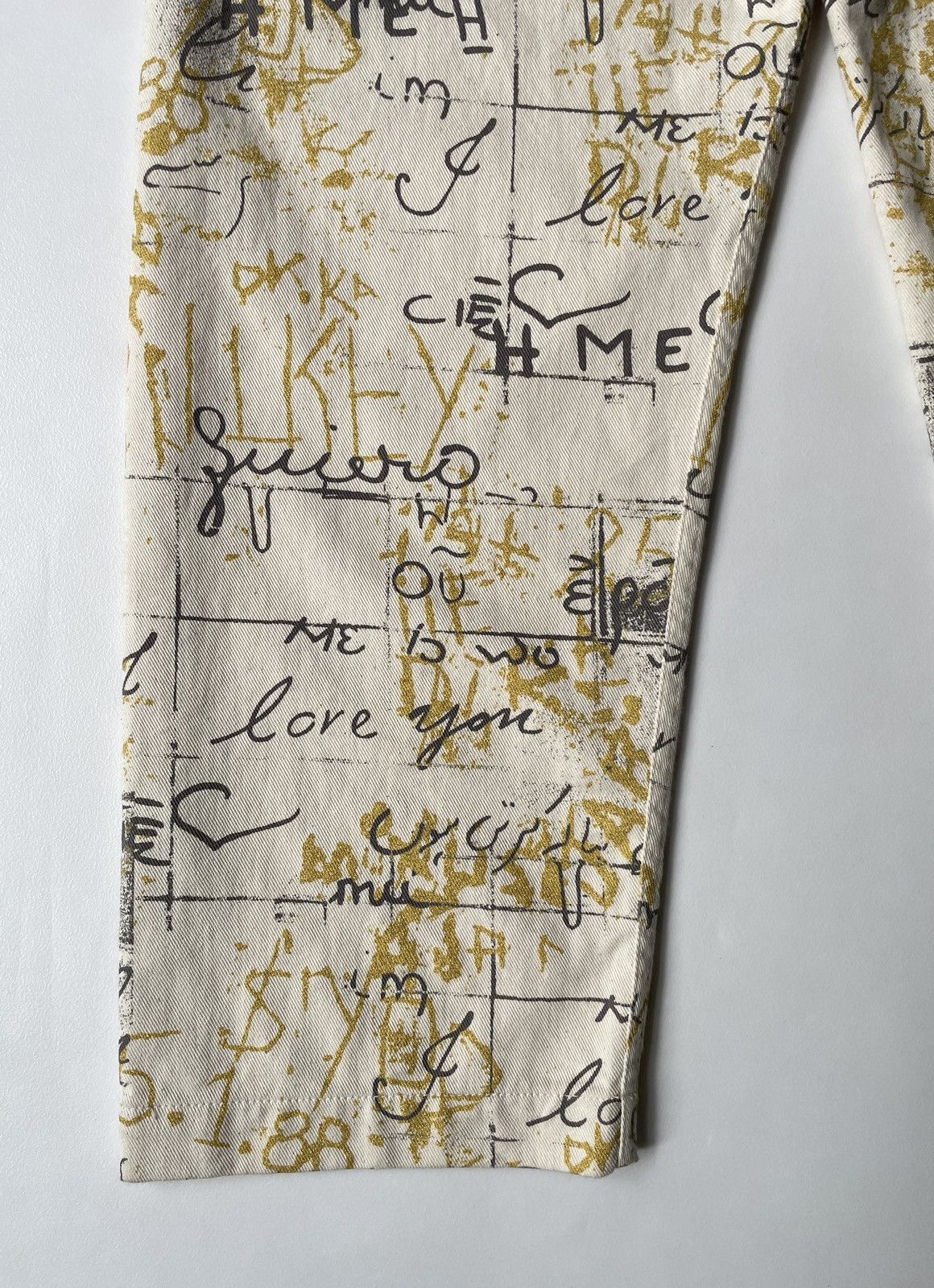 Comme des Garcons S/S 07 ‘Text Print’ Utility Trousers Size US 36 / EU 52 - 14 Thumbnail