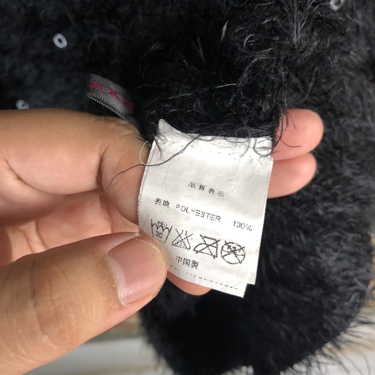 Homespun Knitwear × Japanese Brand DL Chuxxx Black mohair shaggy fur Knitwear #C050 Size S / US 4 / IT 40 - 10 Thumbnail