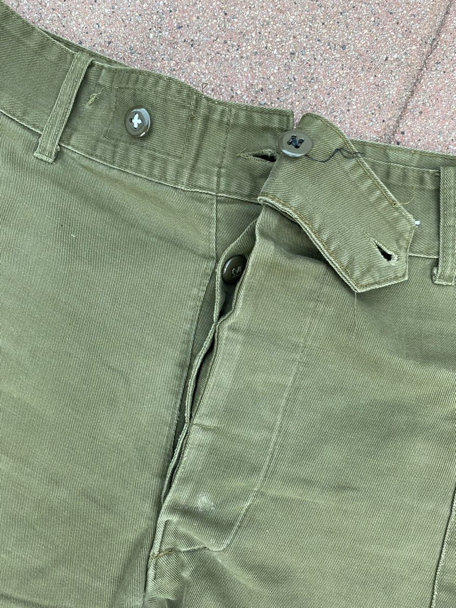 Vintage VINTAGE Green Military Cargo Pants Size US 30 / EU 46 - 8 Thumbnail