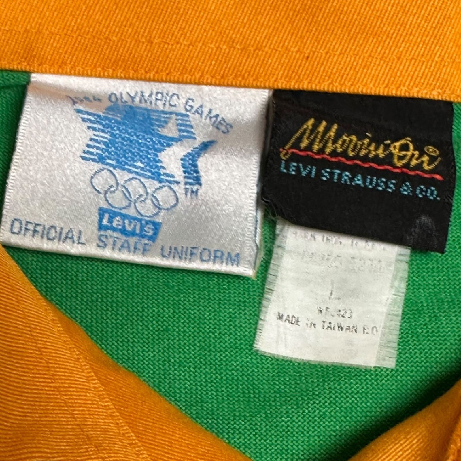 Levi's × Vintage Vintage Levi’s 1984 Olympics Staff Uniform Polo Shirt Size US L / EU 52-54 / 3 - 6 Thumbnail