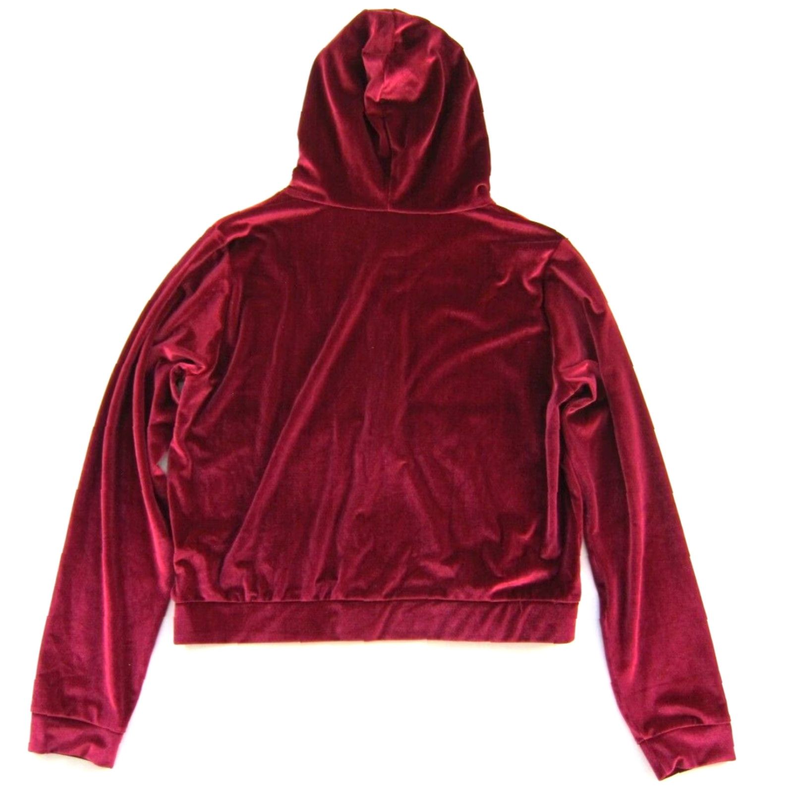 Fabletics Fabletics Pink Stretch Velvet Pocket Gold Zip Hooded Sweatshirt Women Large Size L / US 10 / IT 46 - 2 Thumbnail