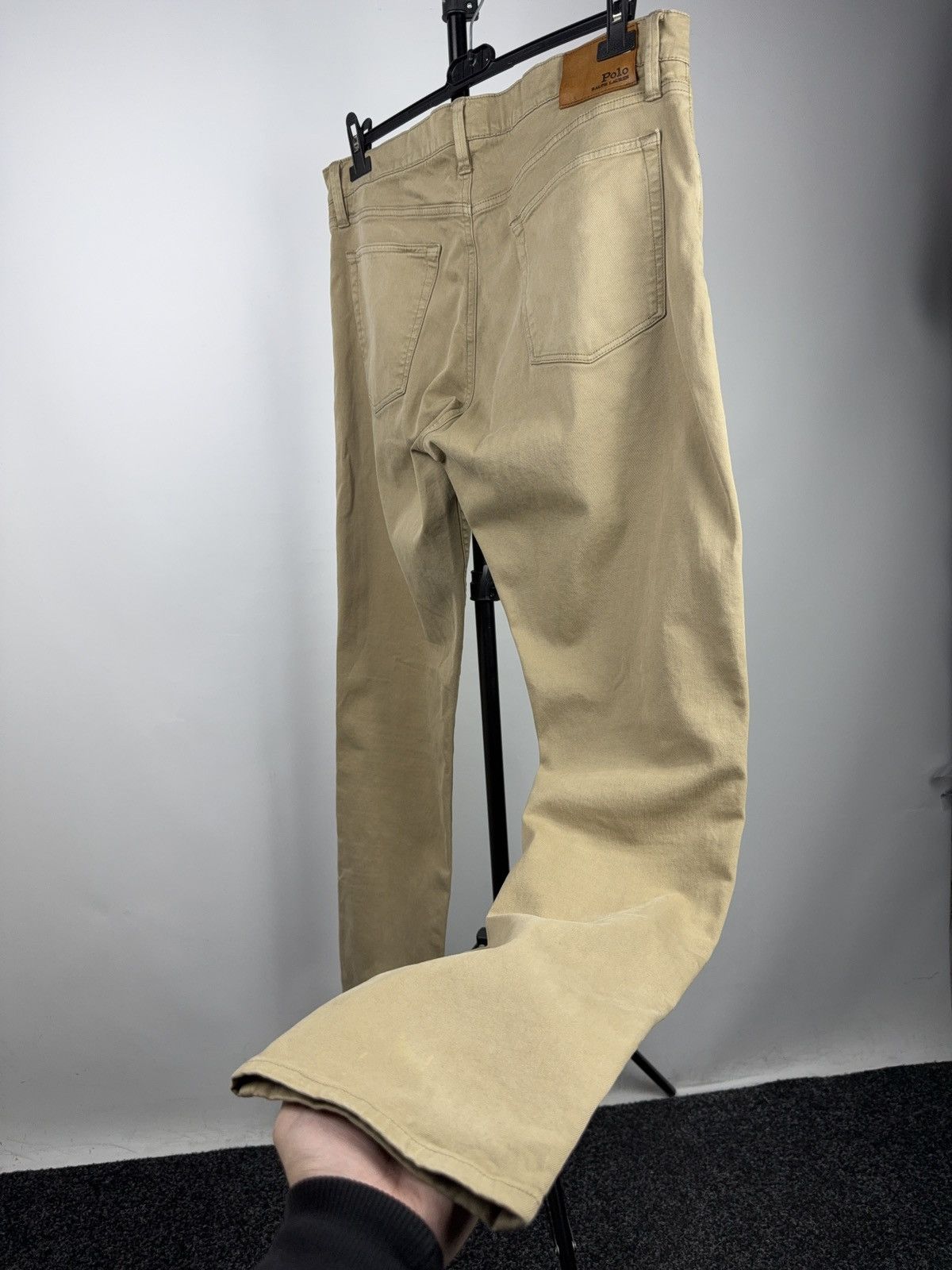 Polo Ralph Lauren Retro Luxury Vintage 90s Polo Ralph Lauren Beige Chino Pants Size US 36 / EU 52 - 13 Thumbnail