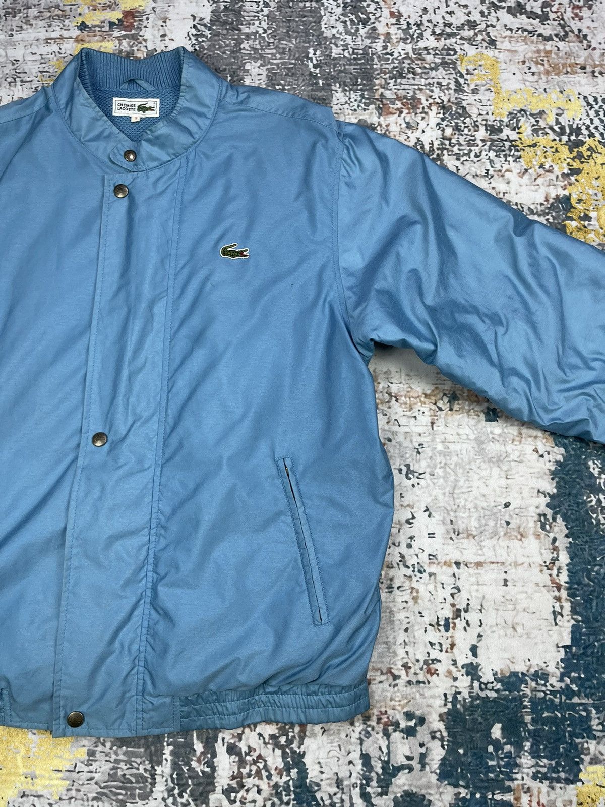 Lacoste Vintage LACOSTE Nylon Net Lined Light Jackets Size US S / EU 44-46 / 1 - 4 Thumbnail