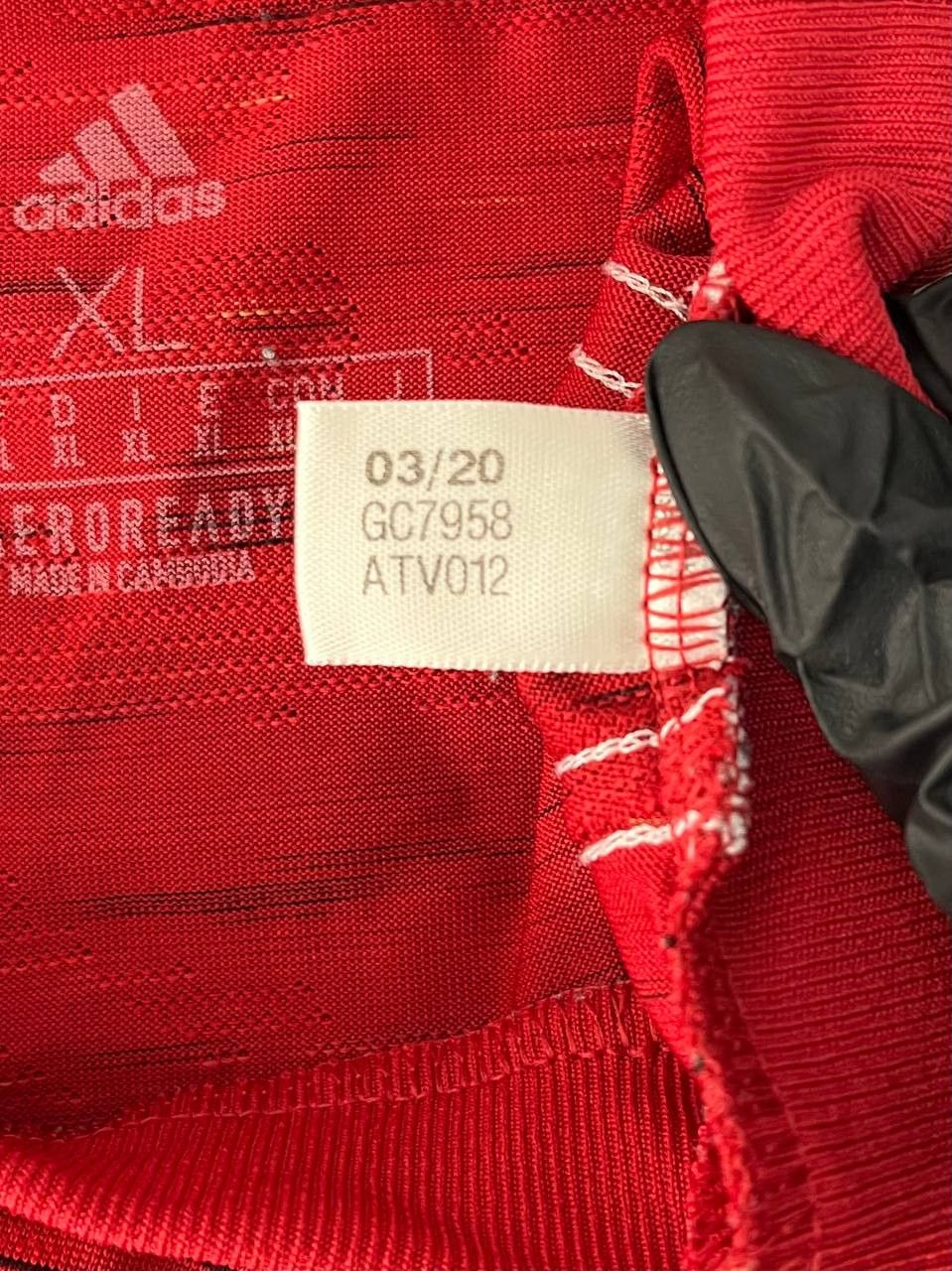 Adidas MANCHESTER UNITED 2020 2021 HOME SHIRT ADIDAS GC7958 SIZE XL Size US XL / EU 56 / 4 - 4 Thumbnail