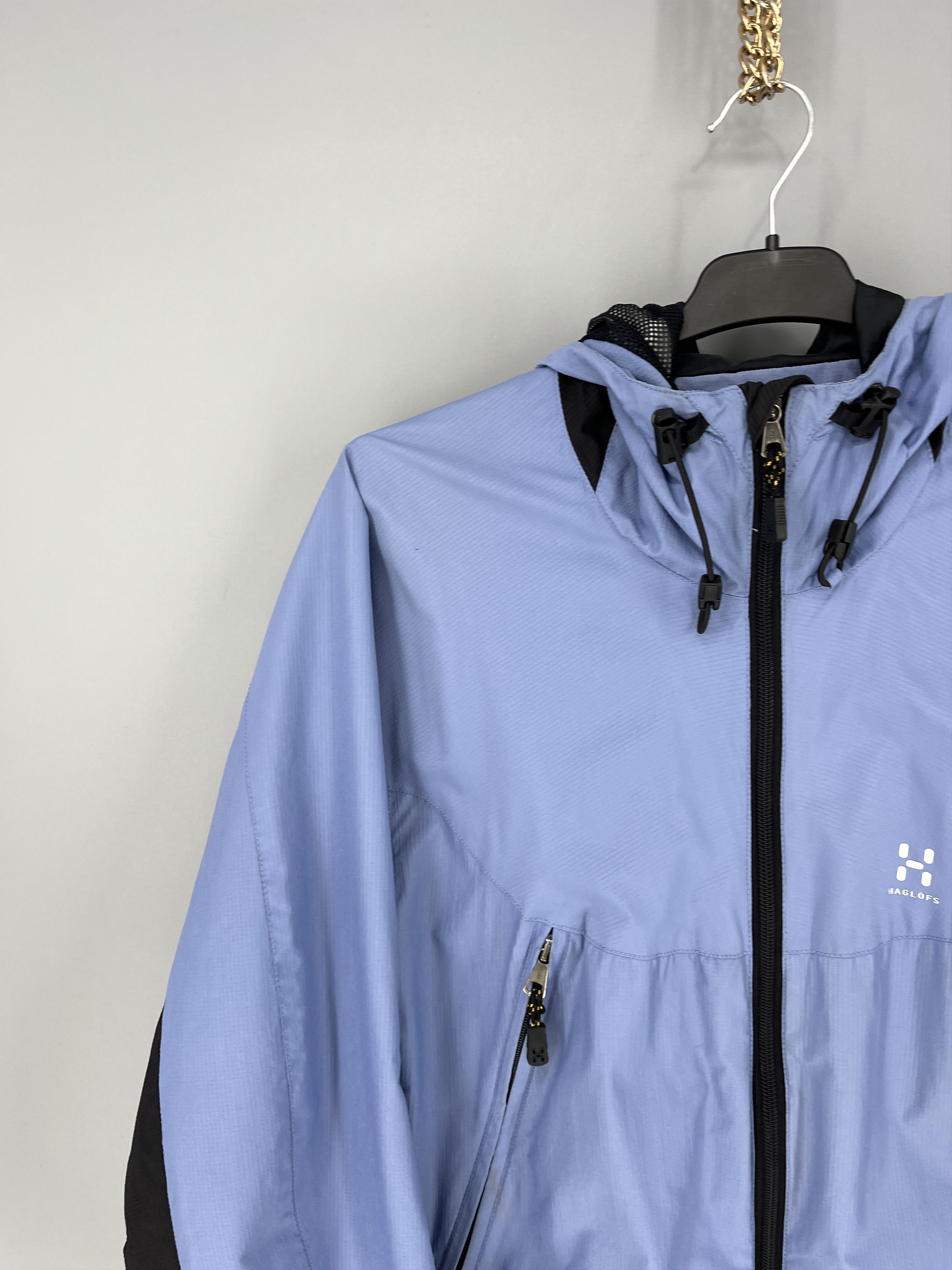 Haglofs Women’s Woman Haglöfs Windbreaker Jacket Blue Nylon Size L Size M / US 6-8 / IT 42-44 - 5 Thumbnail