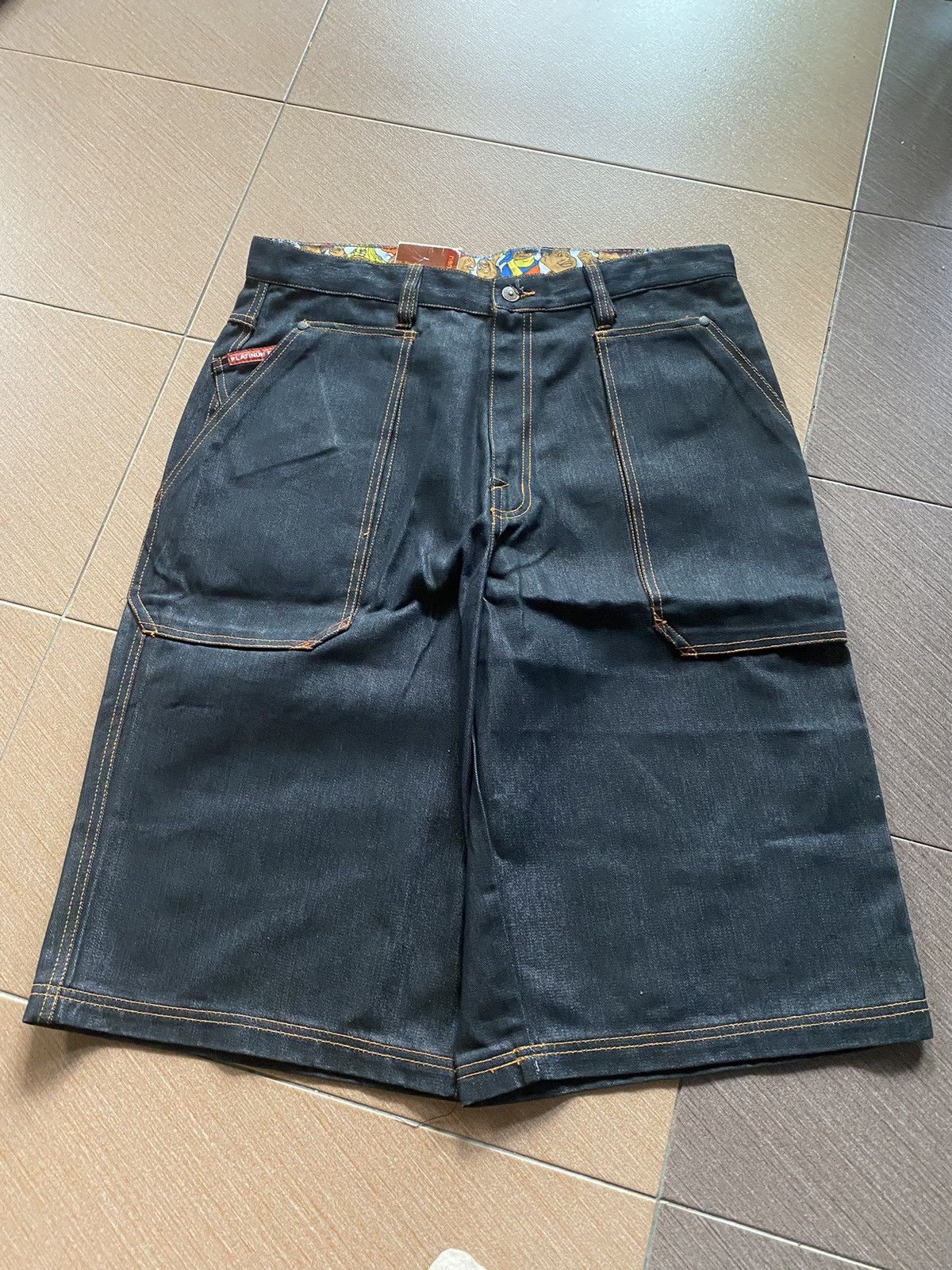 Fubu × Vintage FUBU FAT ALBERT BAGGY JORTS Size US 38 / EU 54 - 1 Thumbnail