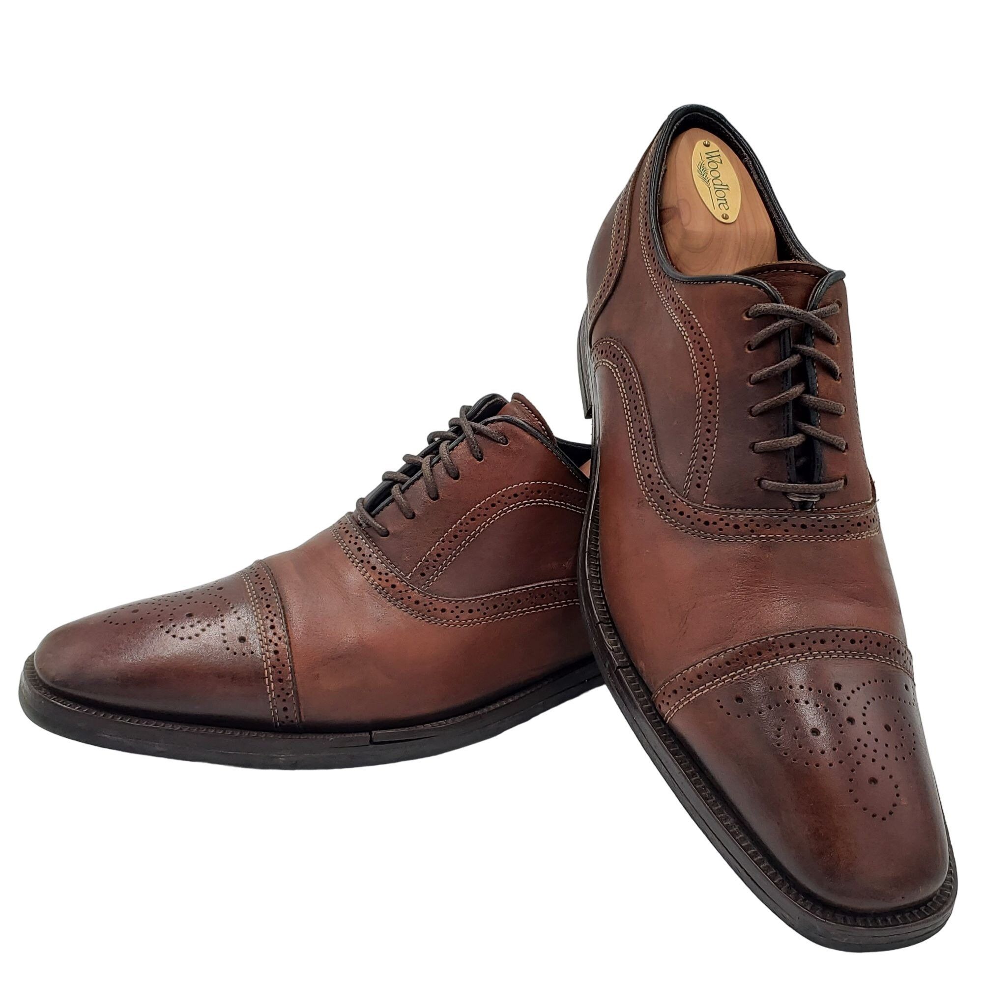 To Boot New York To Boot New York Italy Men 8.5 Antiqued Brown Leather Dress Size US 8.5 / EU 41-42 - 9 Thumbnail