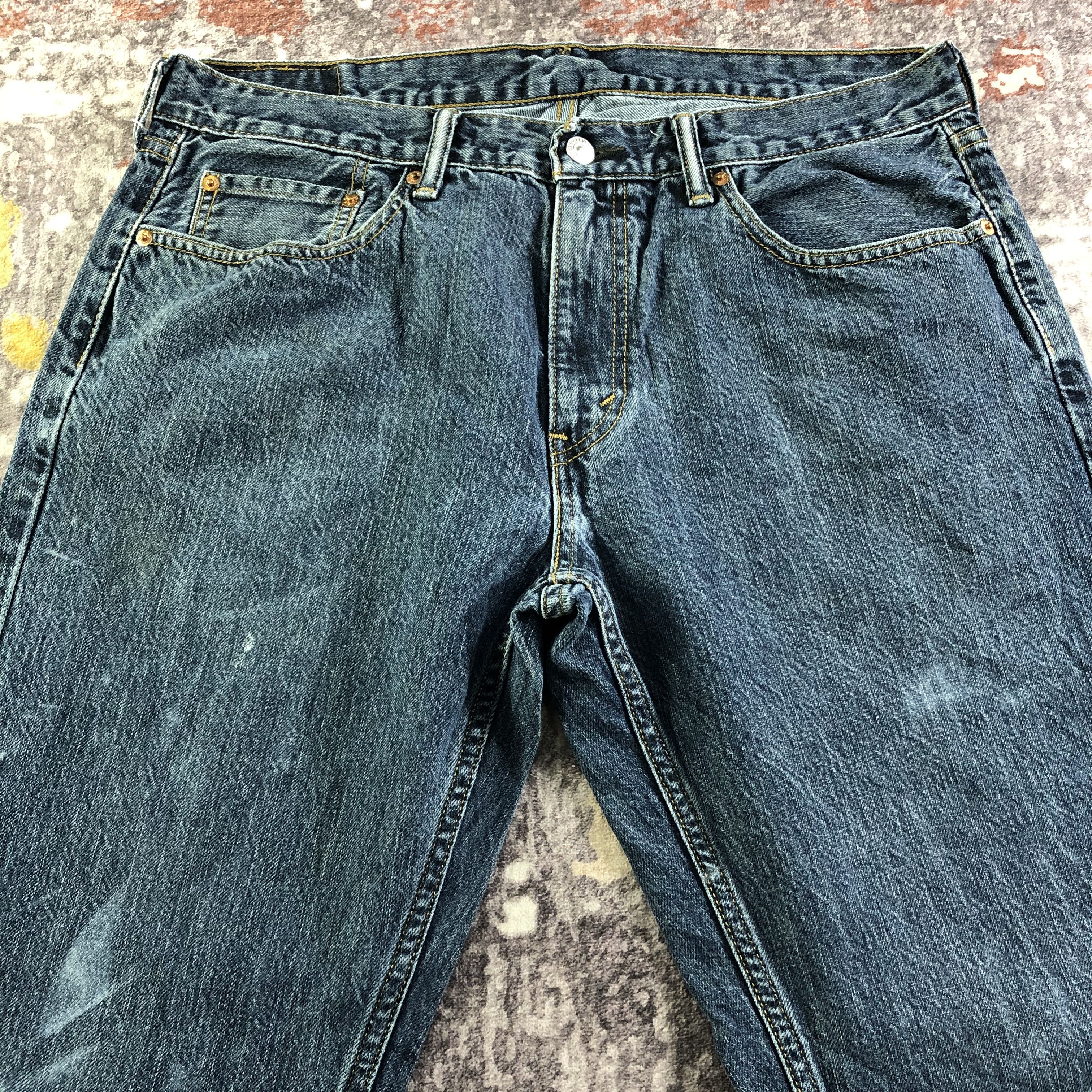 Levi's × Vintage Vintage Blue Wash Levis 559 Jeans-JM3458 Size 35" - 3 Thumbnail