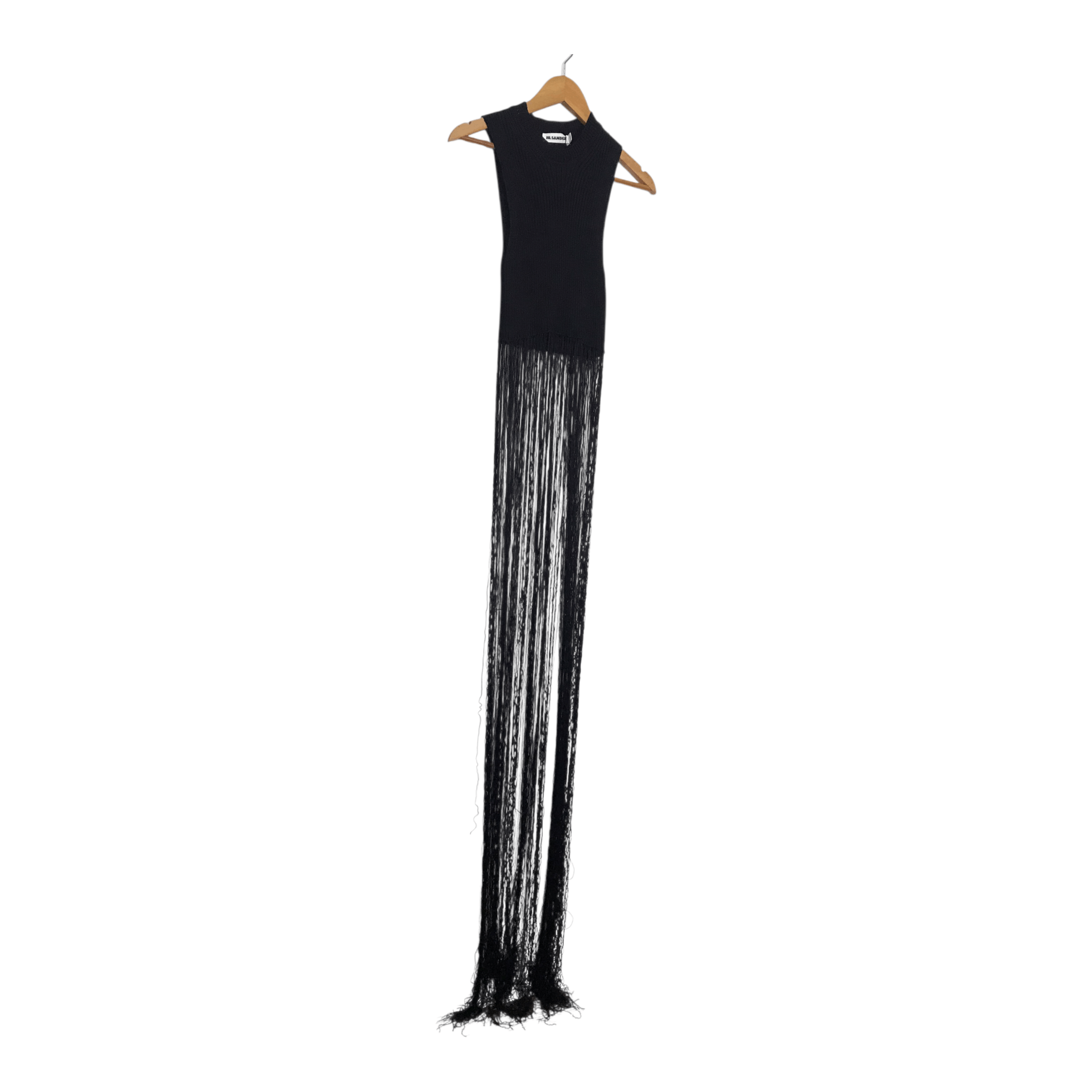 Jil Sander Jil Sander Fringed Ribbed-Knit Top In Size 34 Size S / US 4 / IT 40 - 3 Thumbnail