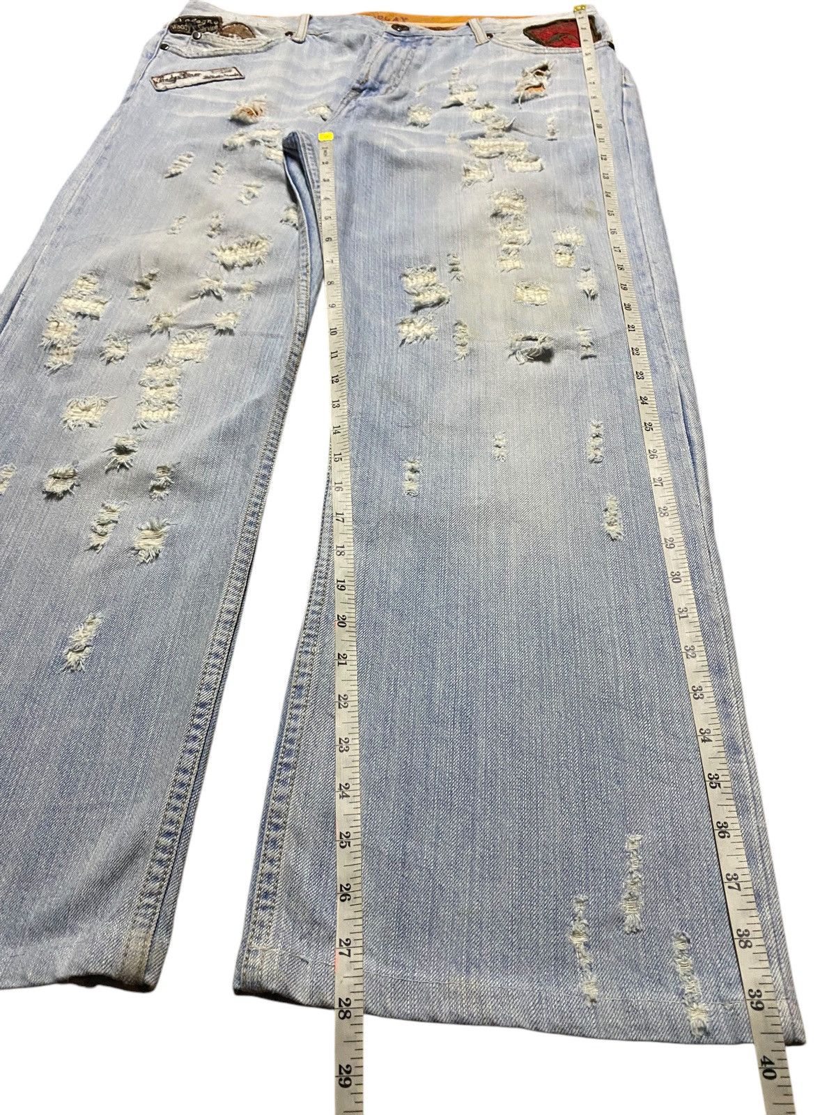 Replay Vintage Japanese Brand Replay Faded Wash Distressed Jeans Size US 36 / EU 52 - 19 Thumbnail
