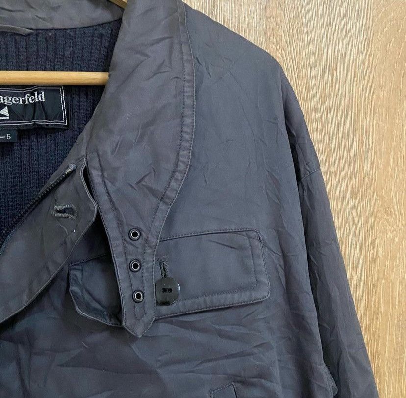 Karl Lagerfeld × Vintage Vtg Karl Lakerfeld Bomber Jacket Size US M / EU 48-50 / 2 - 4 Thumbnail