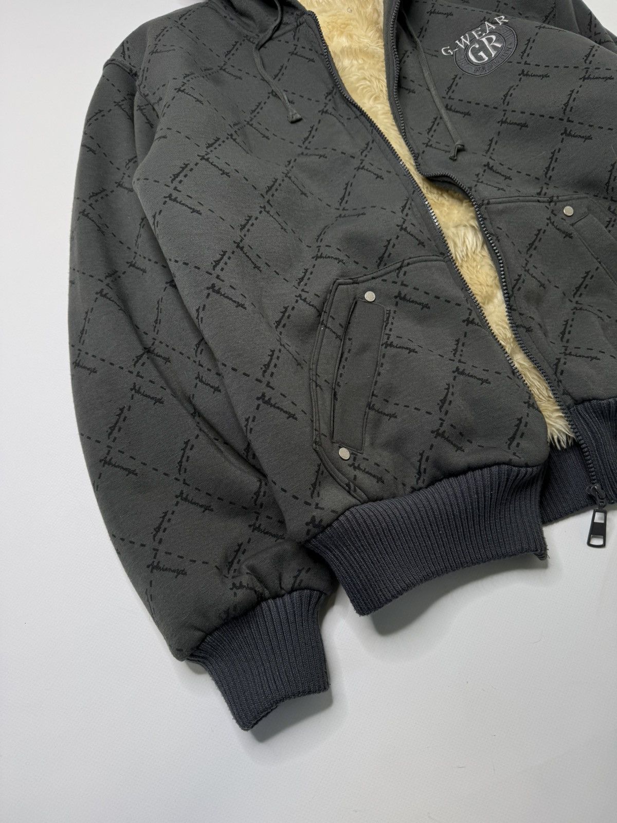 Vintage Vintage avant garde fur sherpa zip up hoodie rap if6was9 lgb Size US L / EU 52-54 / 3 - 3 Thumbnail