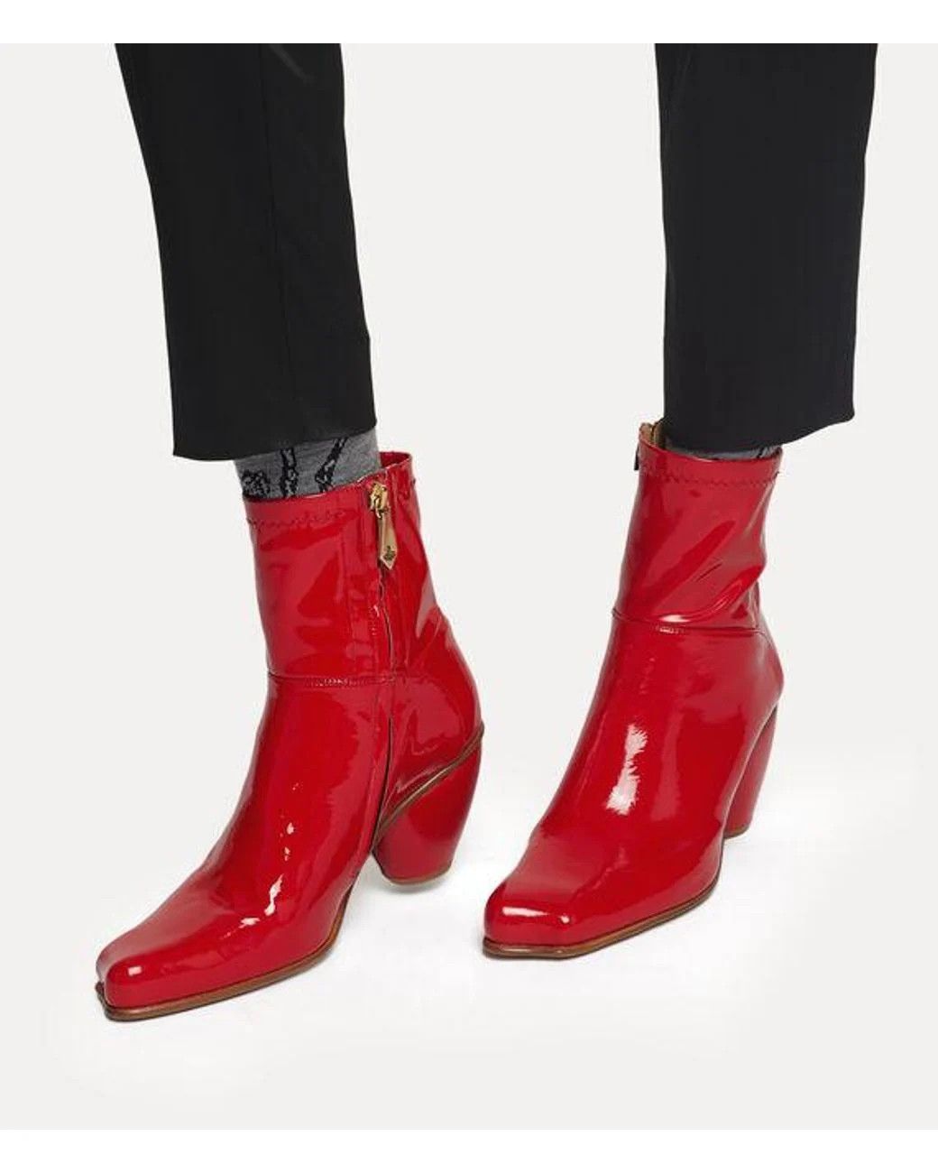 Vivienne Westwood o1f1d3z0426 Atom Ankle Boots in Red Size US 9 / IT 39 - 3 Thumbnail