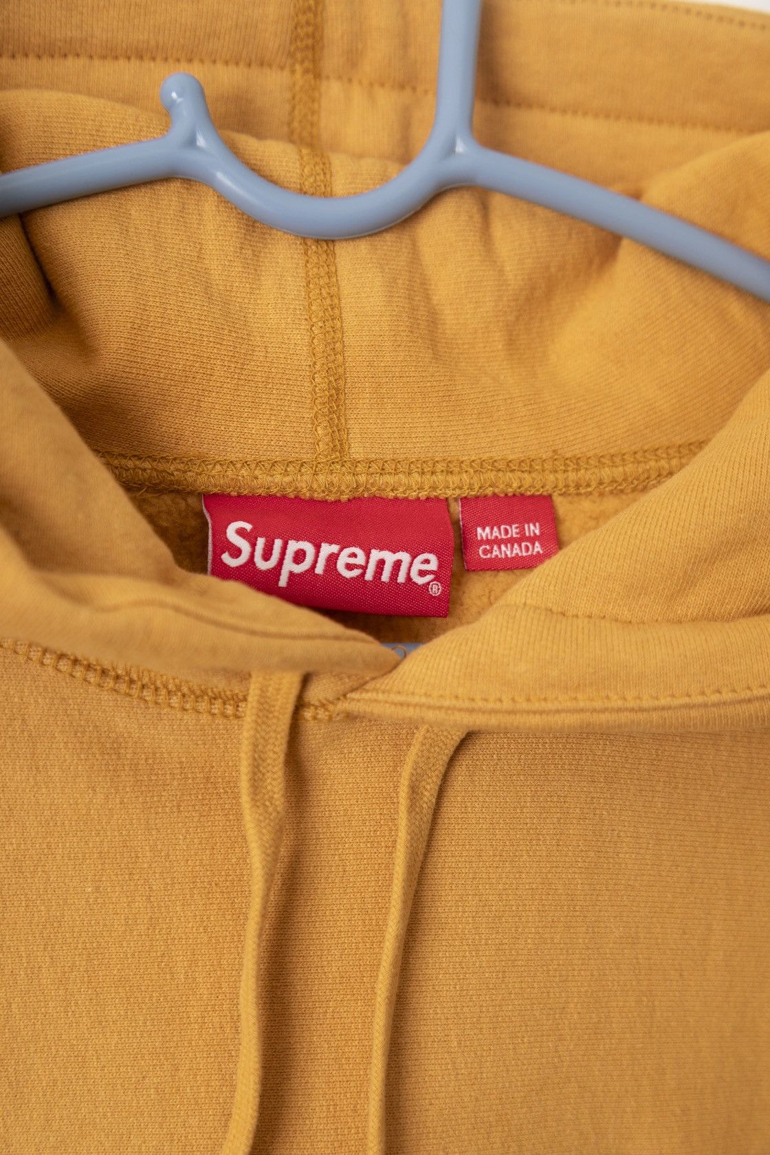 Supreme supreme mustard yellow box logo hoody/hoodie Size US M / EU 48-50 / 2 - 4 Thumbnail