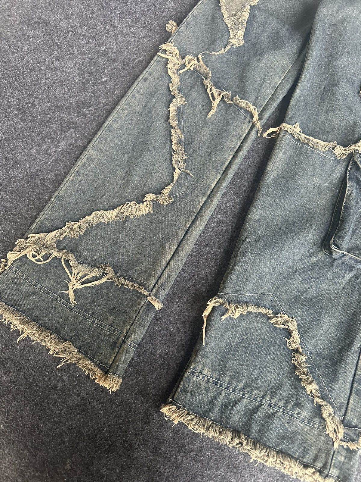 Japanese Brand Style Romwe Harajuku Baggy Denim D280 Size US 28 / EU 44 - 3 Thumbnail