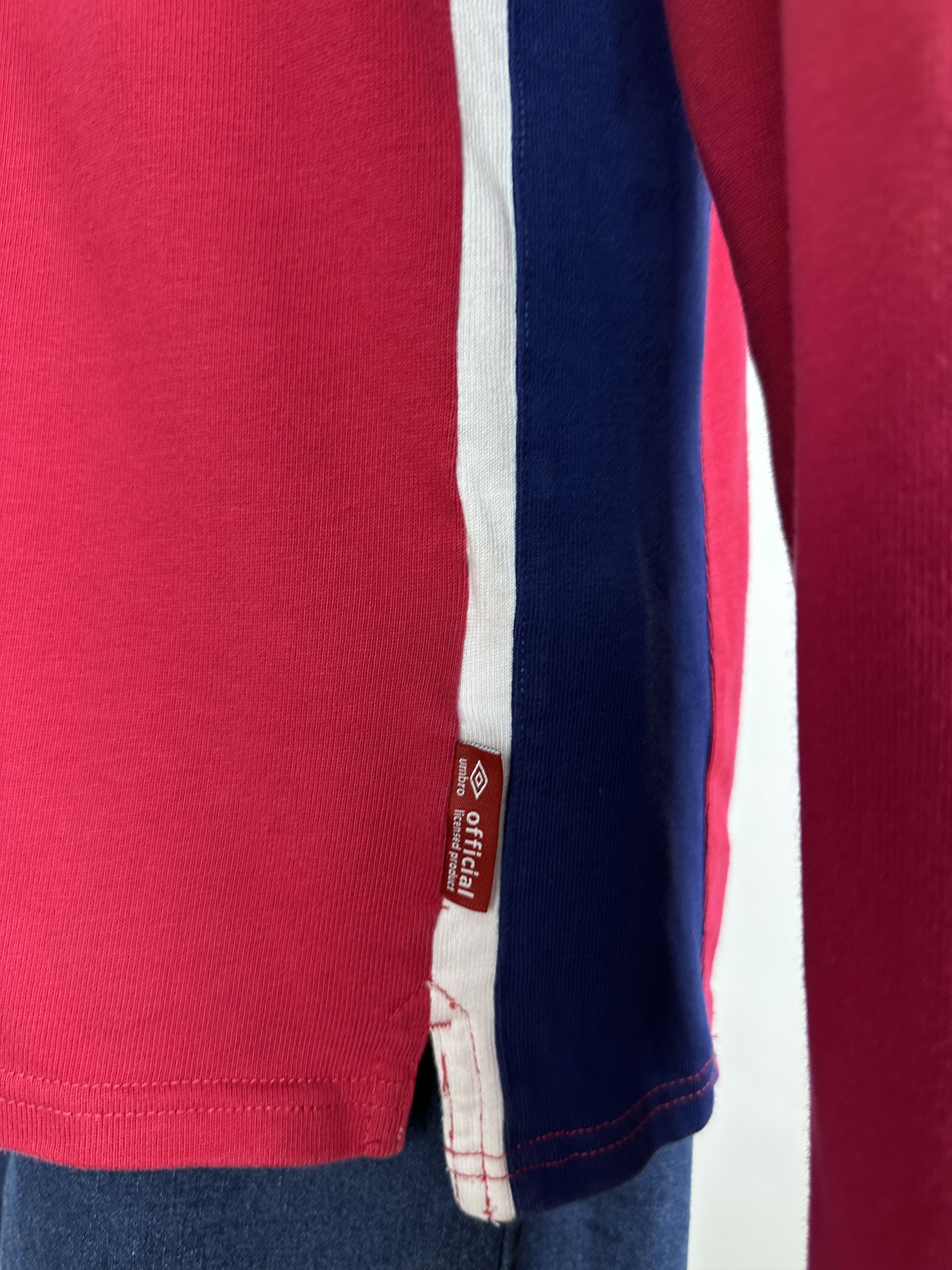 Umbro Umbro England Rugby Away Shirt Long Sleeve 2021 Red Size XL Size US XL / EU 56 / 4 - 7 Thumbnail