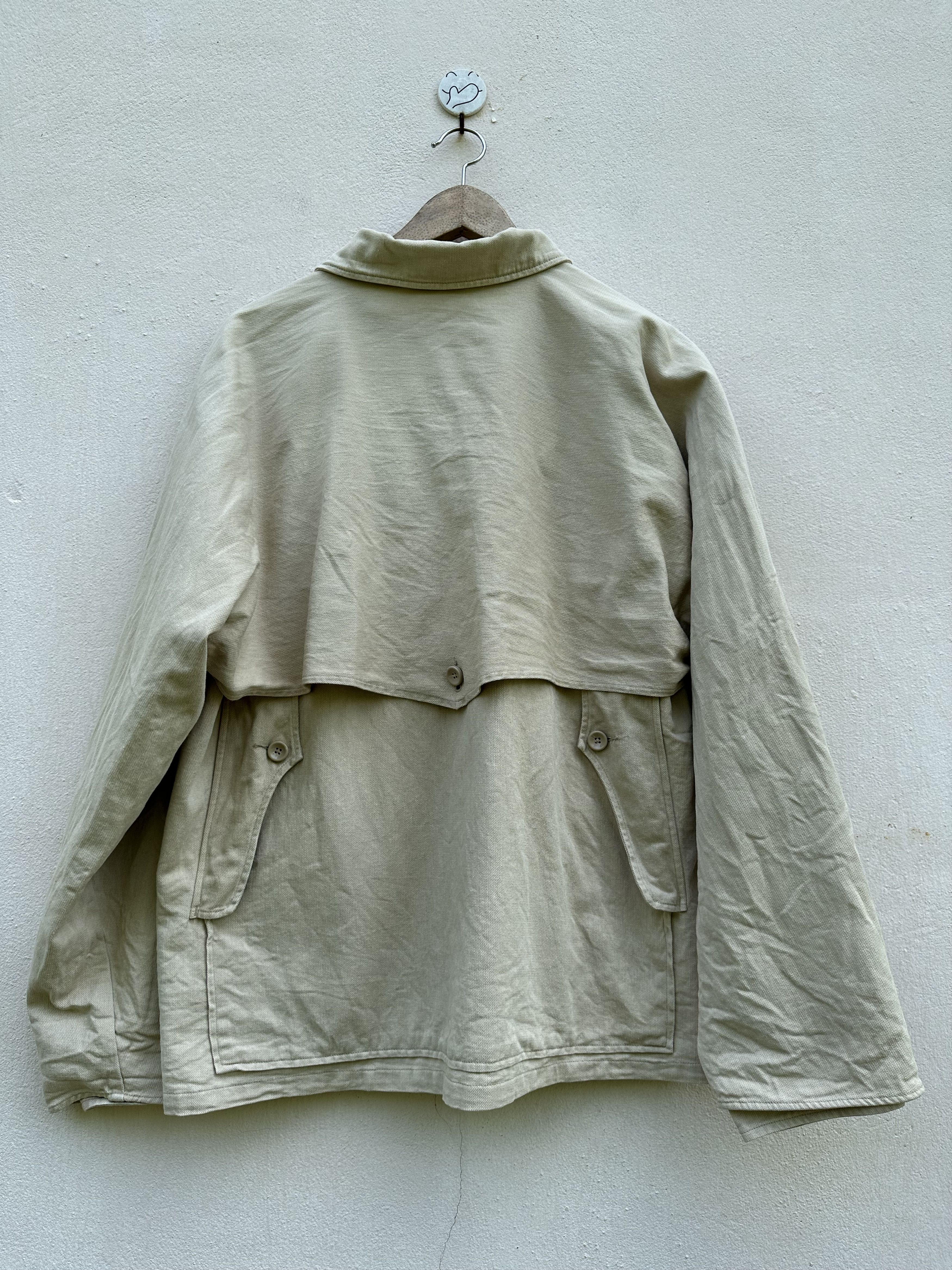 Vintage Chore Worker Sanforized Nine Blocks Jacket Shoulder Protect Size US L / EU 52-54 / 3 - 5 Thumbnail