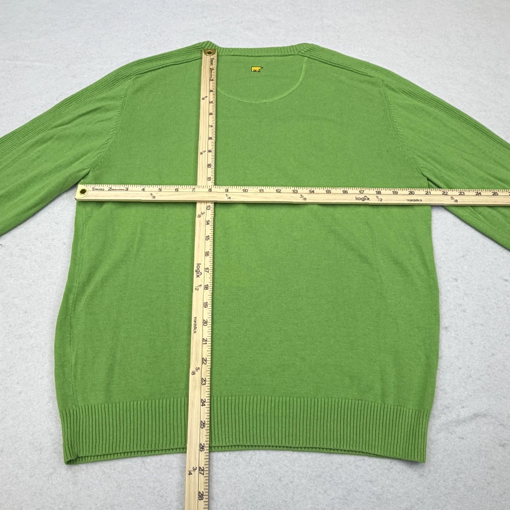 Vintage VINTAGE Jack Nicklaus Sweater Mens Medium Green Cotton V-Neck Pullover Knit Size US M / EU 48-50 / 2 - 7 Thumbnail