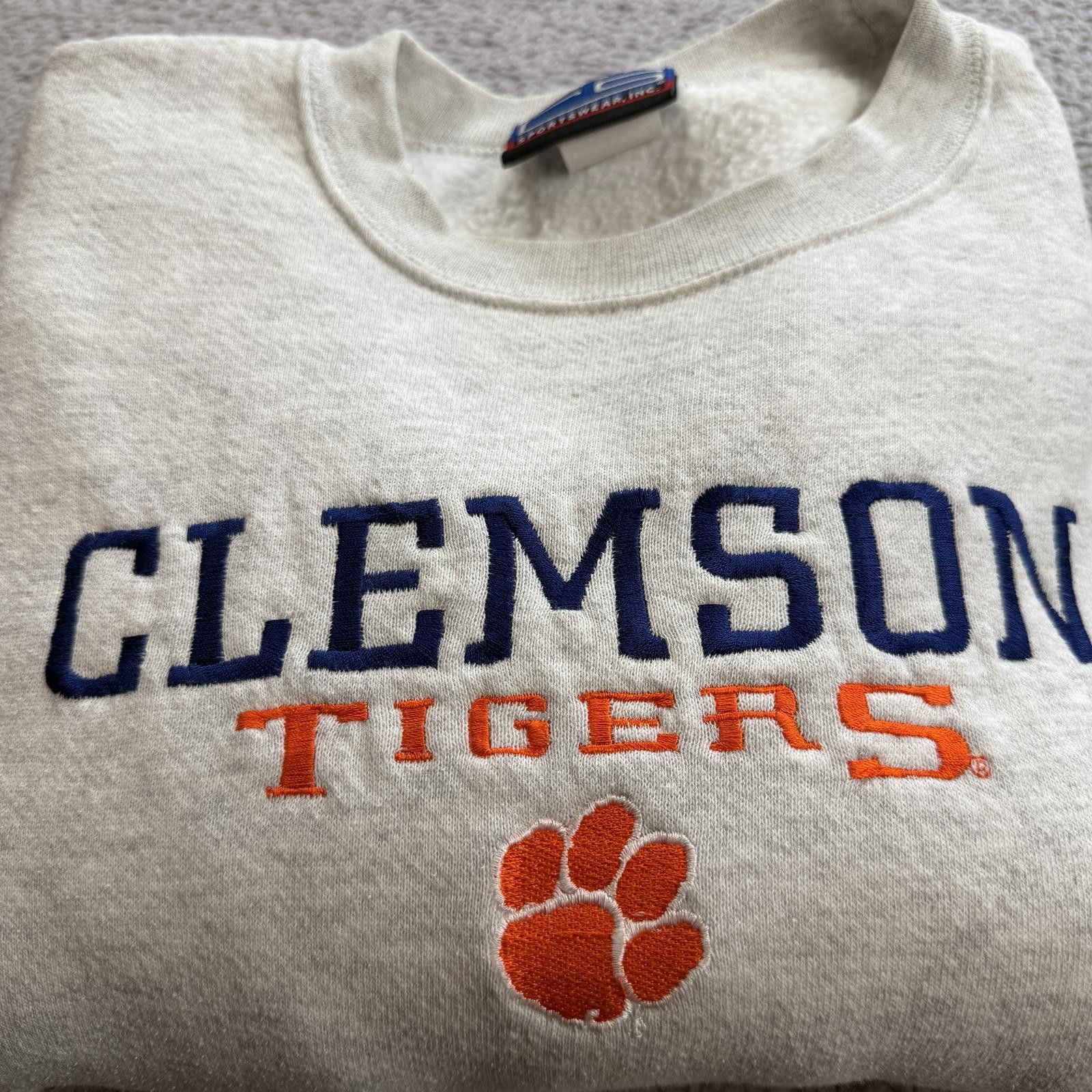Other Vintage 90s Clemson Tigers Crewneck Sweatshirt USA Made XXL Size US XXL / EU 58 / 5 - 5 Thumbnail