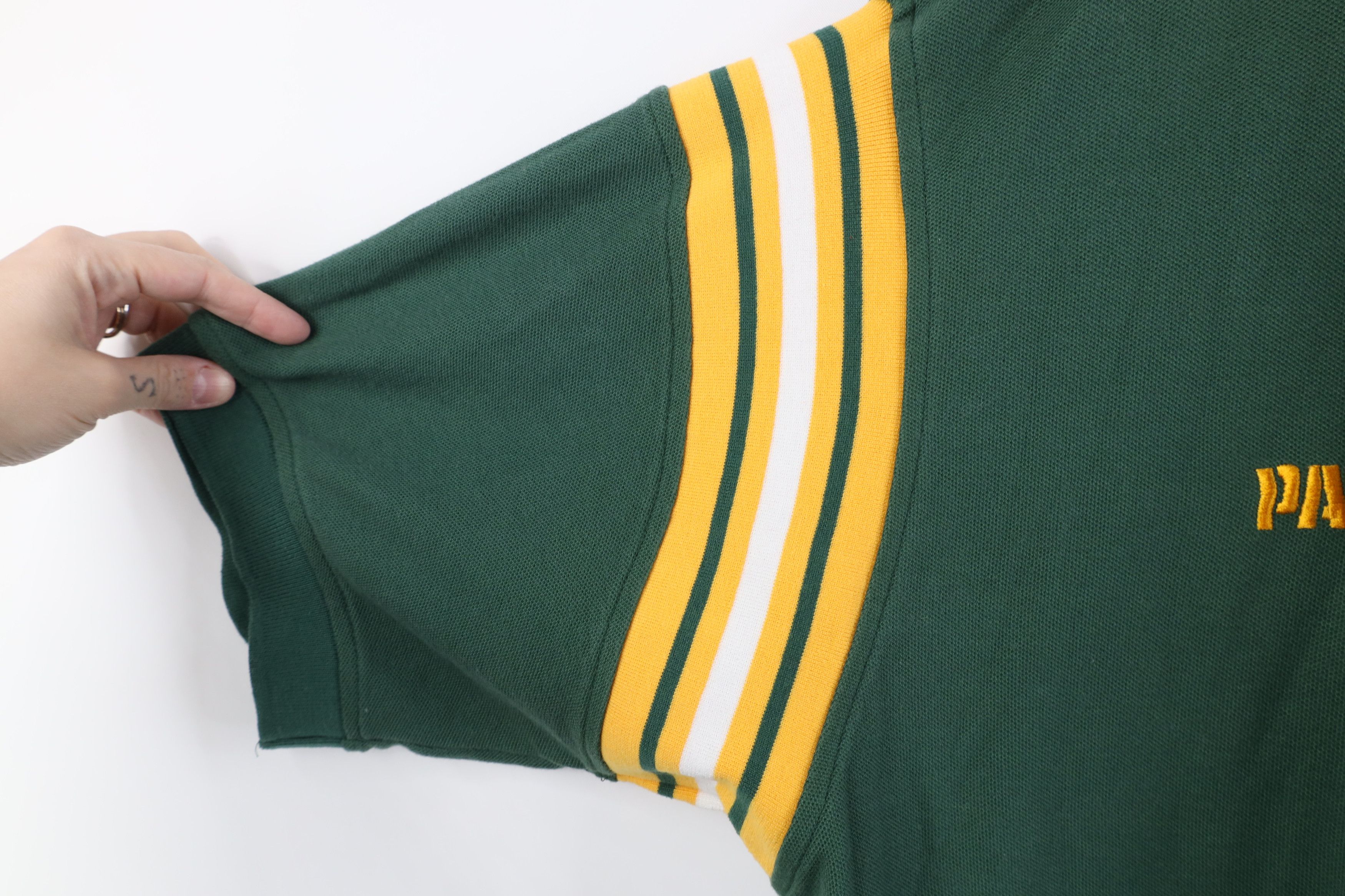 Vintage Vintage NFL Spell Out Green Bay Packers Football Polo Shirt Size US XL / EU 56 / 4 - 7 Thumbnail
