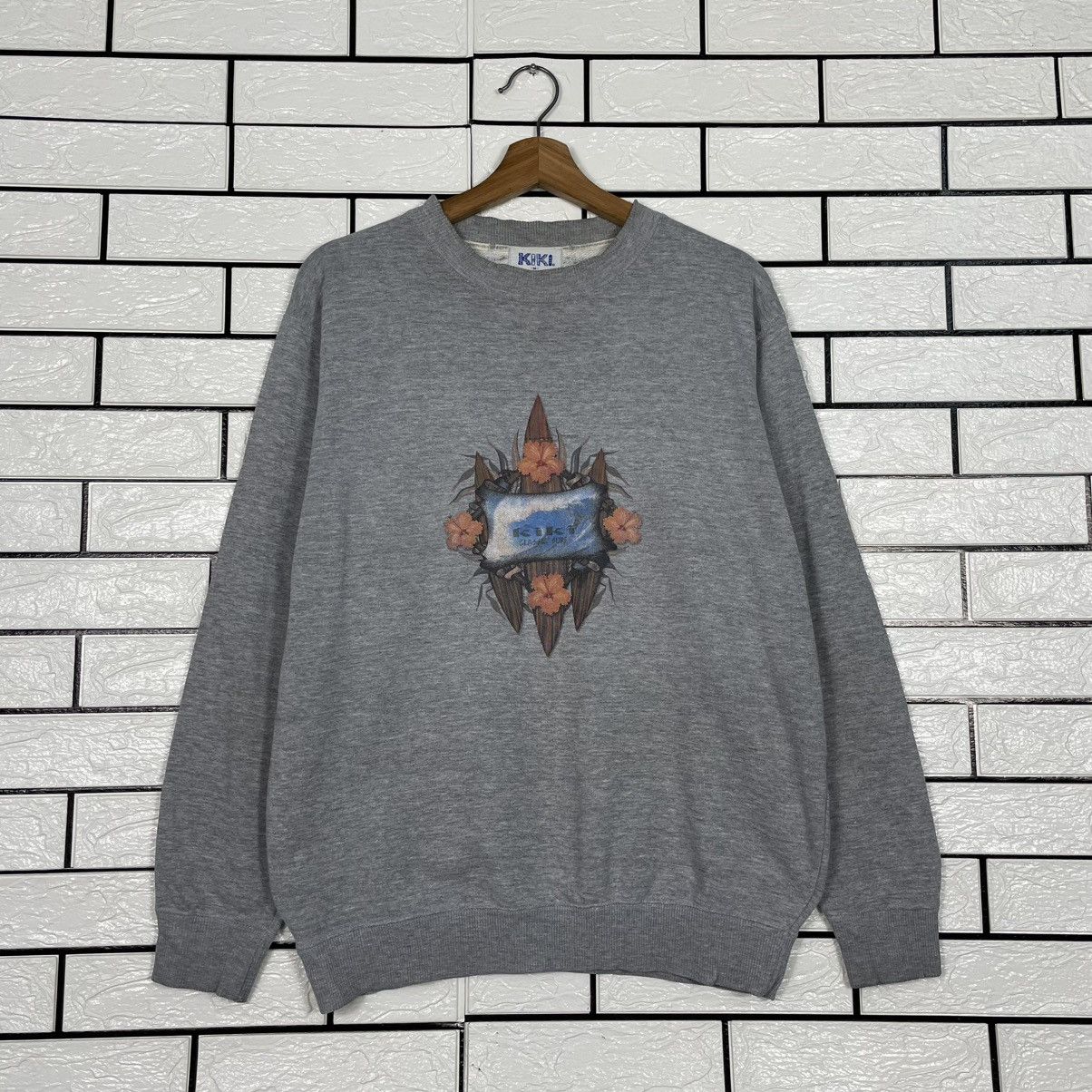Other Vintage Kiki Classic Surf Crewneck Sweatshirt Size US M / EU 48-50 / 2 - 1 Thumbnail
