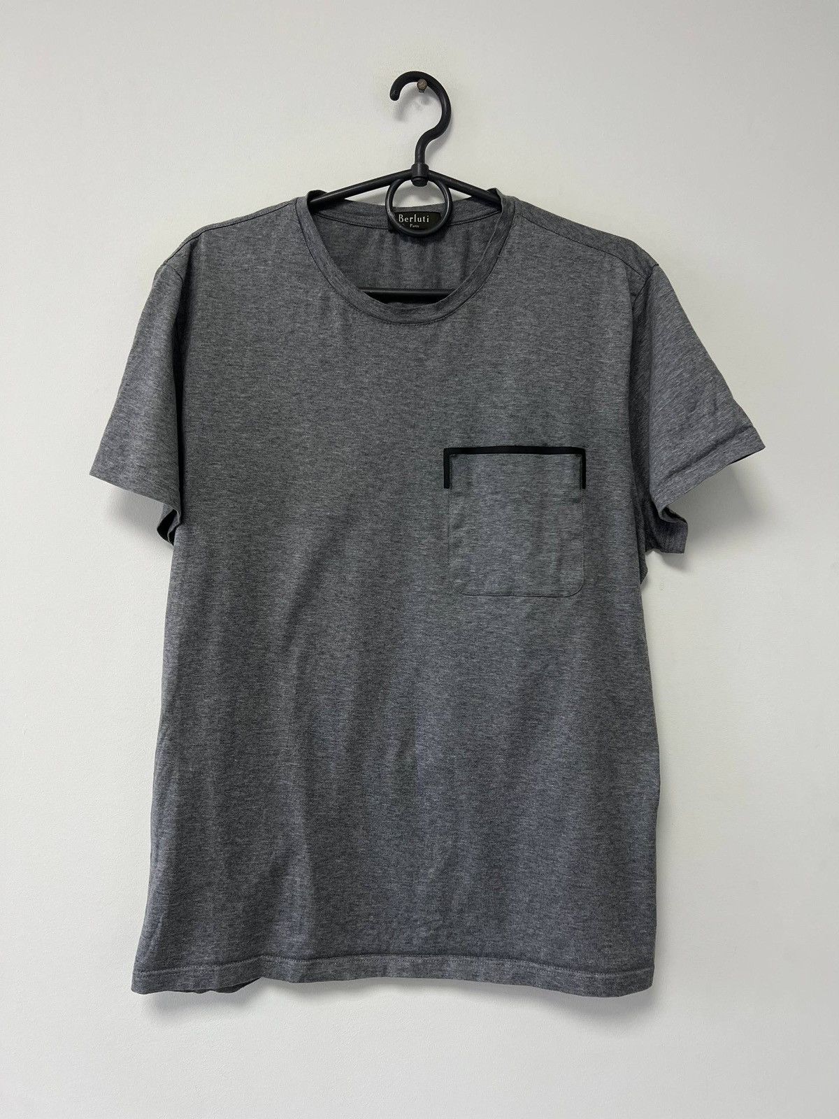 Berluti Vintage Authentic Betluti Paris Basic T shirt Gray Luxury M Size US M / EU 48-50 / 2 - 1 Thumbnail