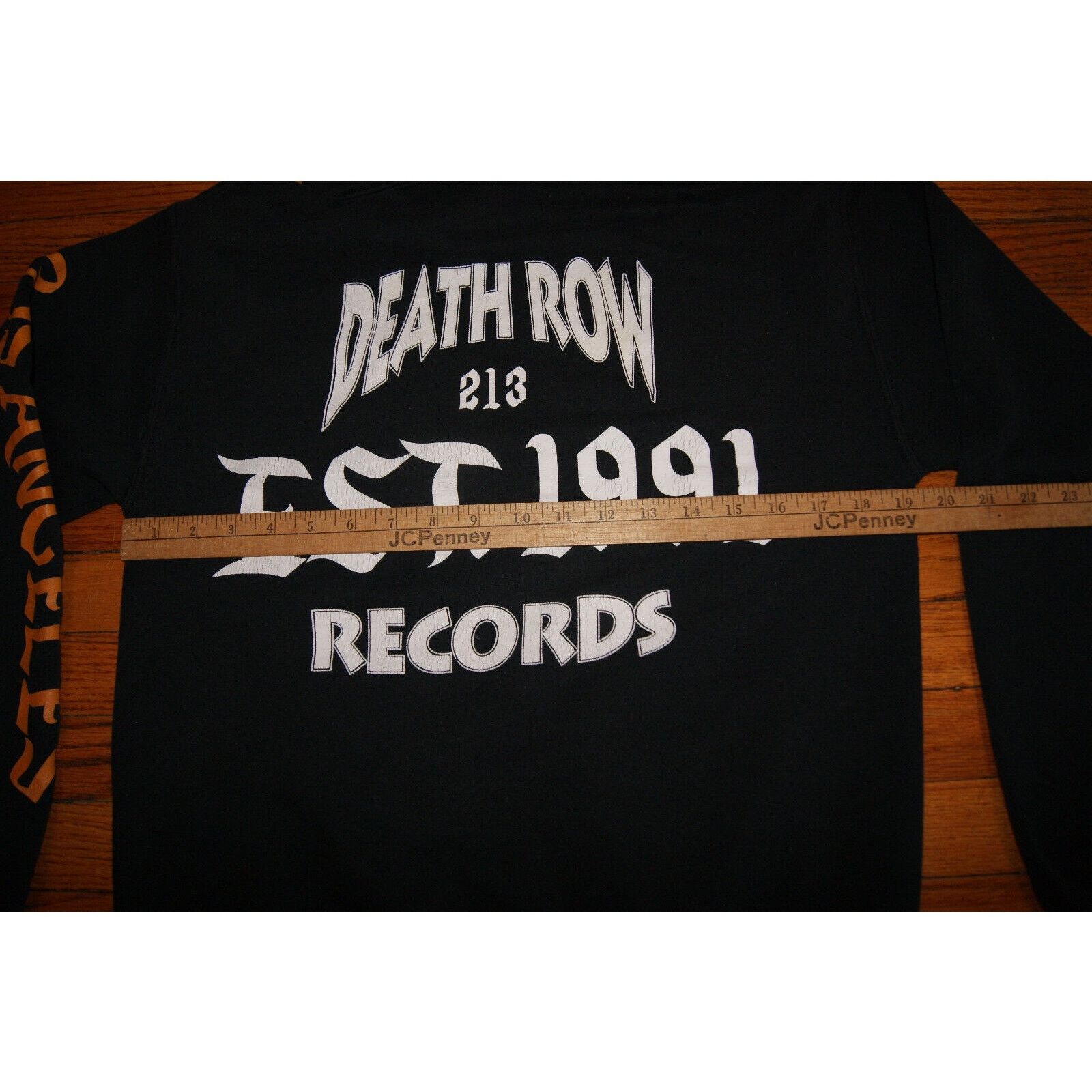 Ripple Junction Death Row Records 91 Los Angeles Hoodie Sweatshirt S 2 Sided Size US S / EU 44-46 / 1 - 6 Thumbnail