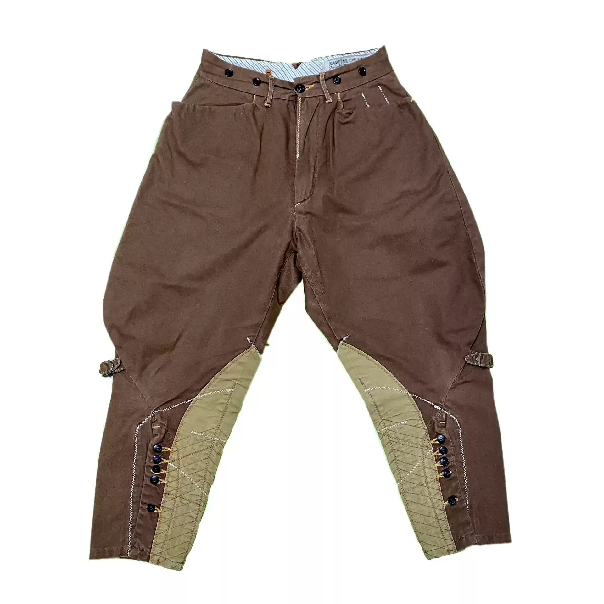 image of Kapital's Early Classic Breeches in Brown, Men's (Size 28)