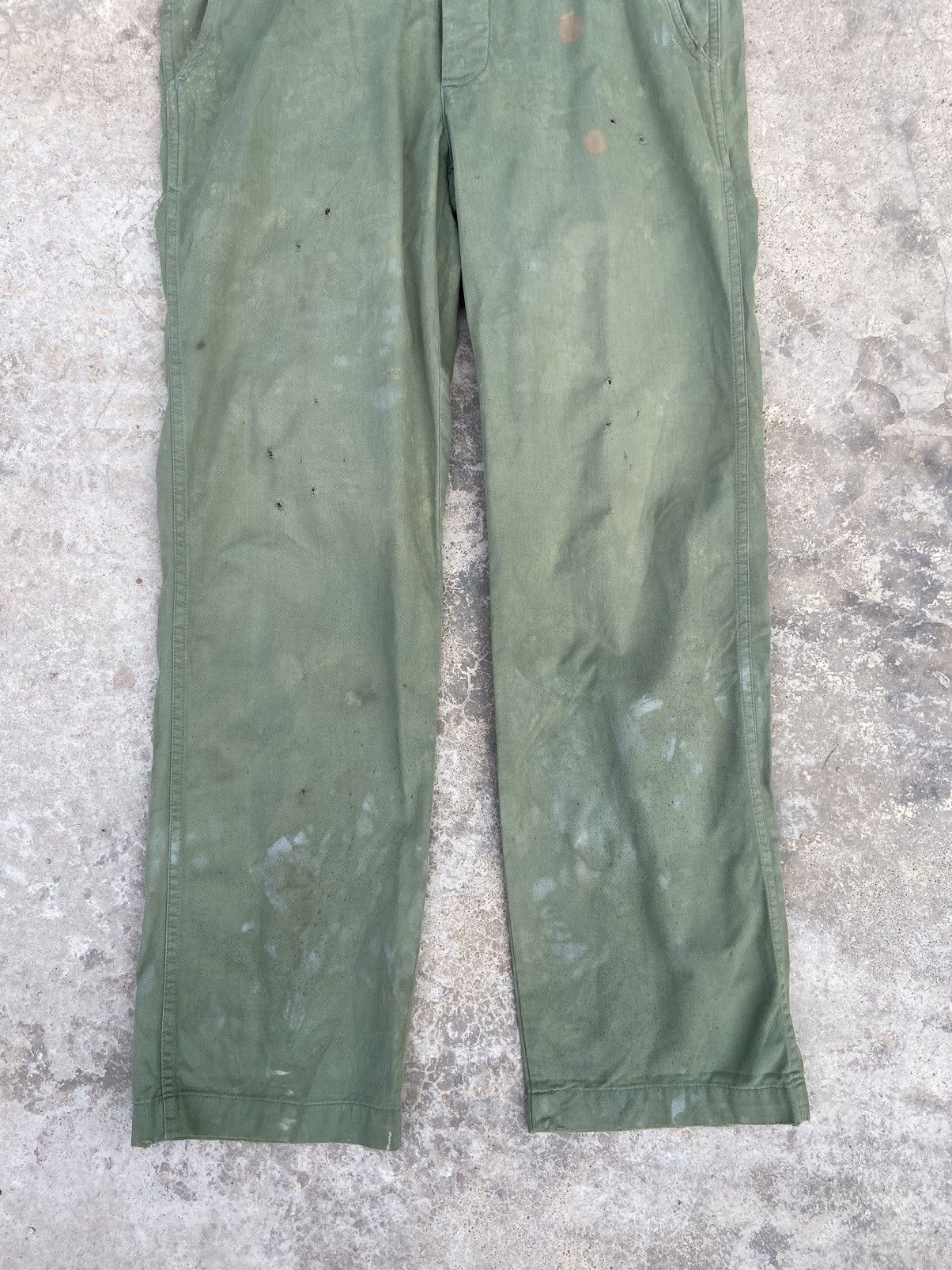 Chimala Trashed Faded Chimala chinos painted pants distressed Size US 35 - 3 Thumbnail
