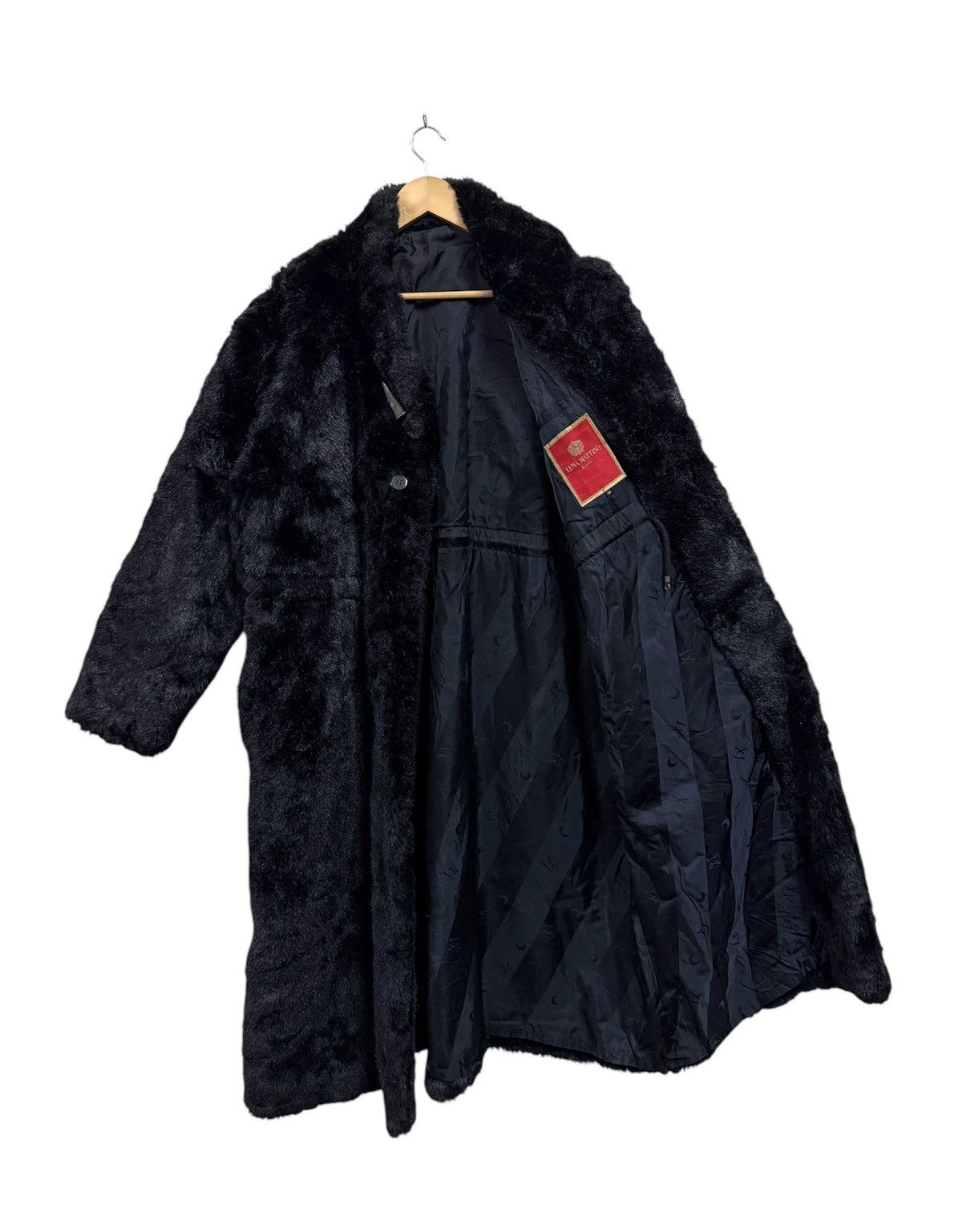 If Six Was Nine Luna Mattino Fur Fluffy Long Jacket Size XL / US 12-14 / IT 48-50 - 3 Thumbnail