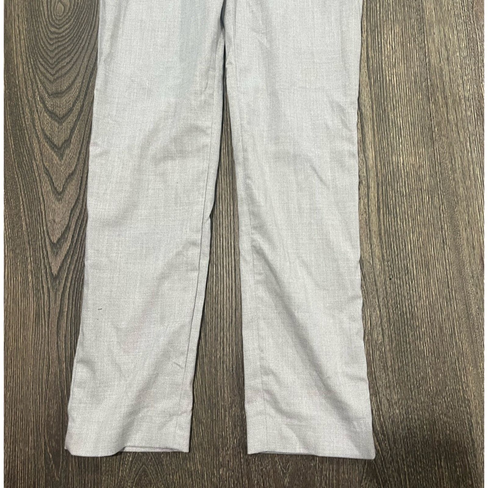 H&M H&M Womens Suit Pants Tapered Leg Mid-Rise Slim Fit Size 2 Size 26" / US 2 / IT 38 - 2 Thumbnail
