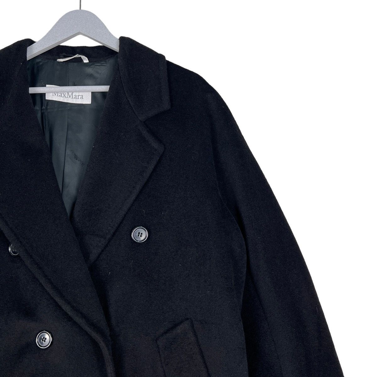 Max Mara 🔥 MAX MARA DOUBLE BREAST WOOL OVERCOATS MADE IN ITALY Size M / US 6-8 / IT 42-44 - 6 Thumbnail
