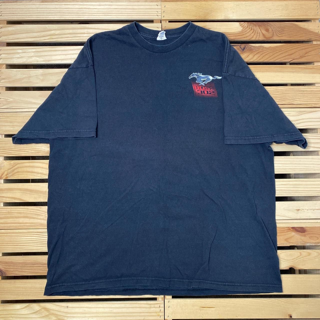 Delta Ford Mustang Boss 302 Faded Black Muscle Car Tee Size 2XL Size US XXL / EU 58 / 5 - 2 Thumbnail