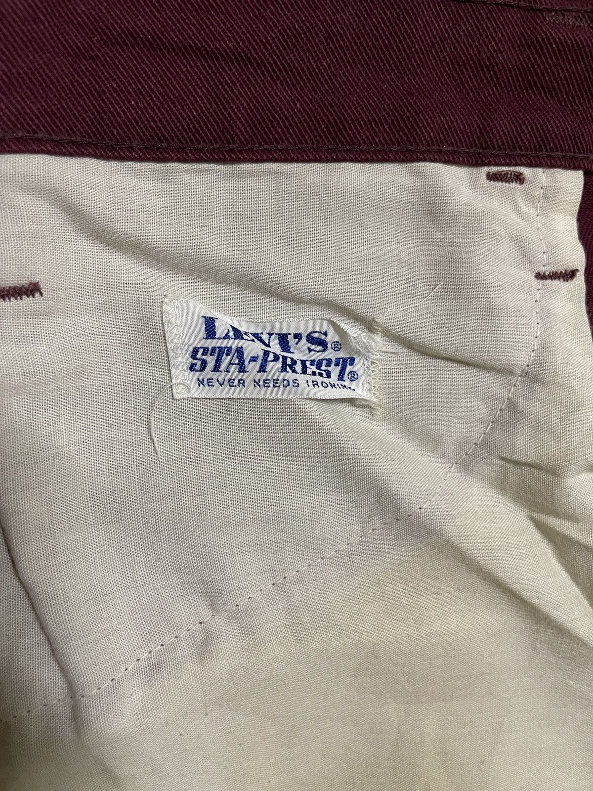 Levi's Vintage Clothing Levis Sta-Prest Big E Vintage Size US 33 - 22 Thumbnail