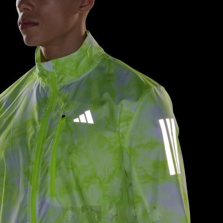Adidas Adidas IL4797 Own The Run Jacket Lucid Lemon ( S ) Size US S / EU 44-46 / 1 - 4 Thumbnail