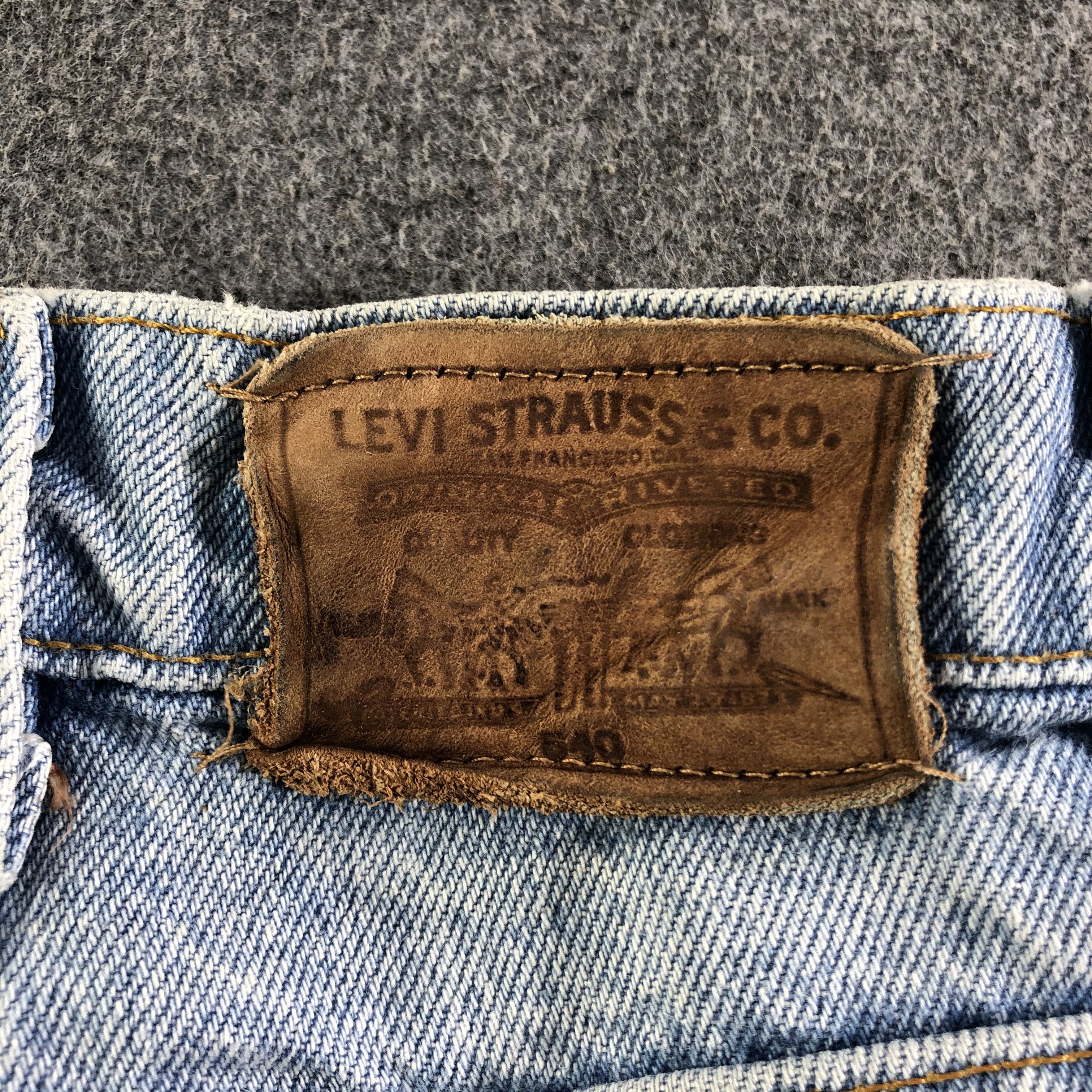 Levi's 90s Vintage Light Wash Levis 540 Jeans-J3018 Size US 34 / EU 50 - 5 Thumbnail