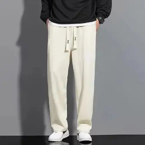 Anime Men Casual Pants Solid Size US 36 / EU 52 - 3 Thumbnail