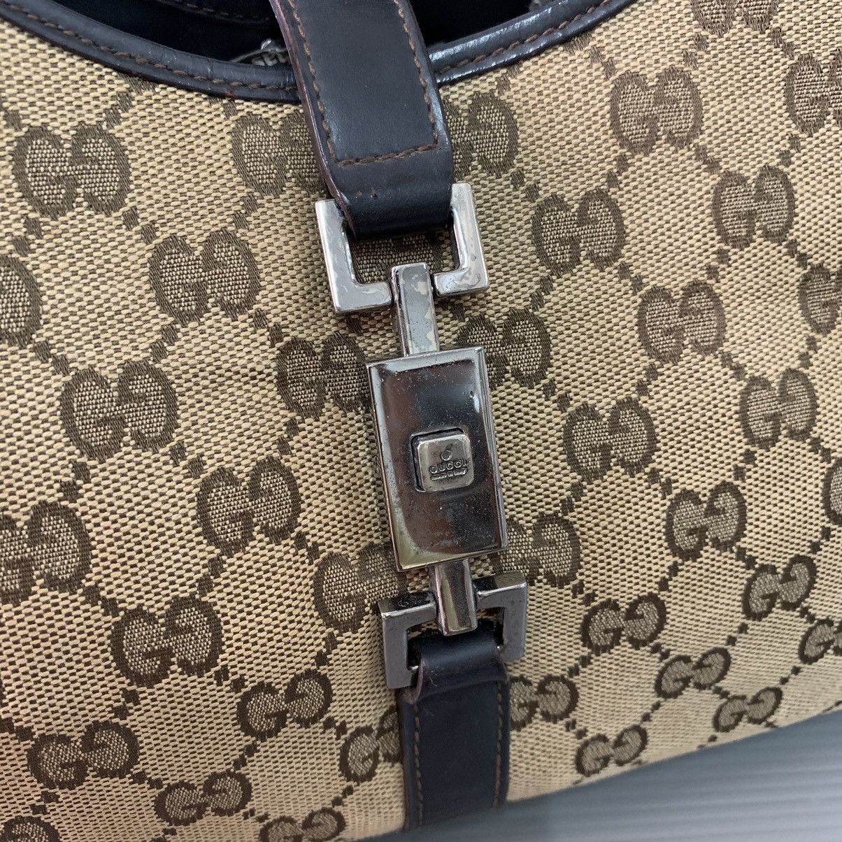 Gucci Gucci Jackie Monogram Hobo Bag Size ONE SIZE - 7 Thumbnail