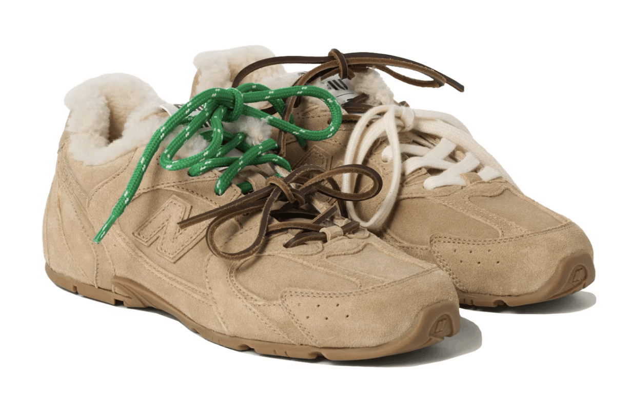 Miu Miu × New Balance New Balance 530 SL Miu Miu Ecru Shearling (Women's) Size US 7 / IT 37 - 9 Thumbnail