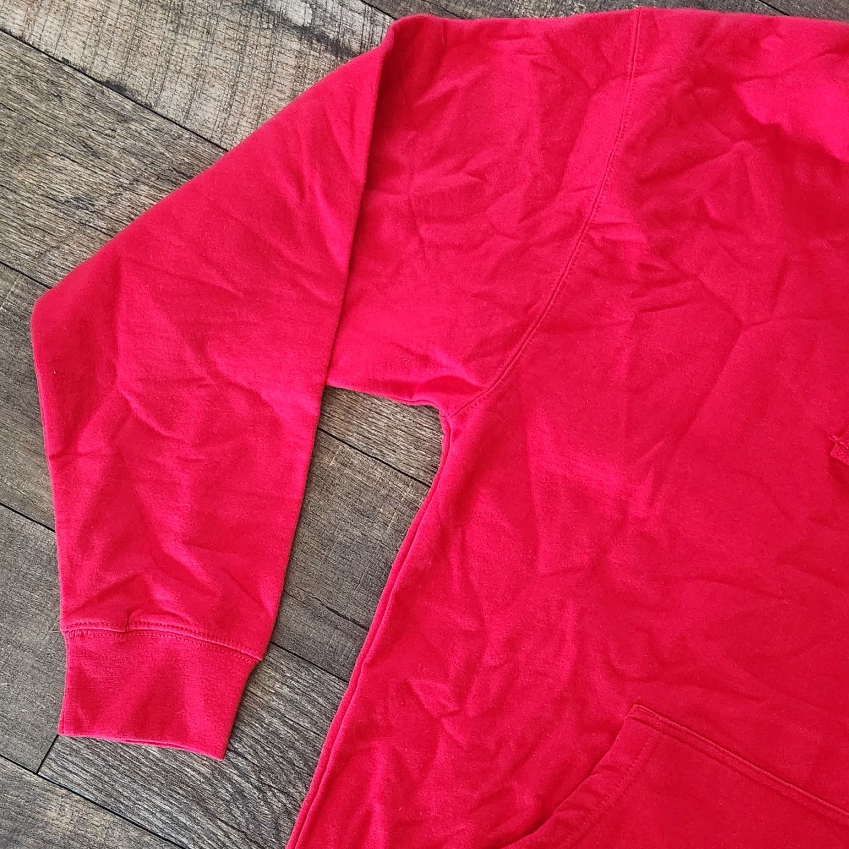 Vintage CaseIH men's Hoodie Pullover Jersey Red With Logo, IH Tractor Graphic, Cotton Blend, Long Sleeve, Hooded, Pockets, All Seasons, Regular Fit, M Size US M / EU 48-50 / 2 - 2 Thumbnail