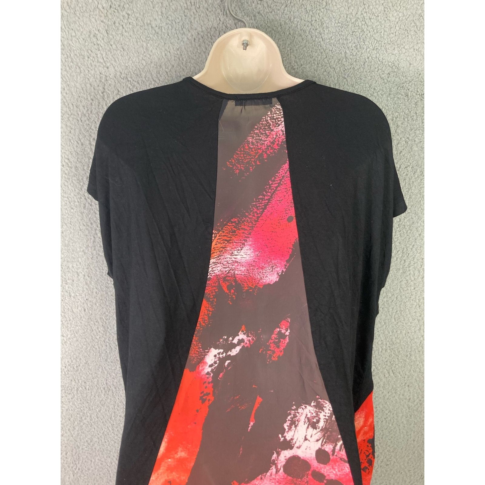 Other Vanilla Sugar Black Pink White Blouse XL Cap Sleeve Size XL / US 12-14 / IT 48-50 - 9 Thumbnail