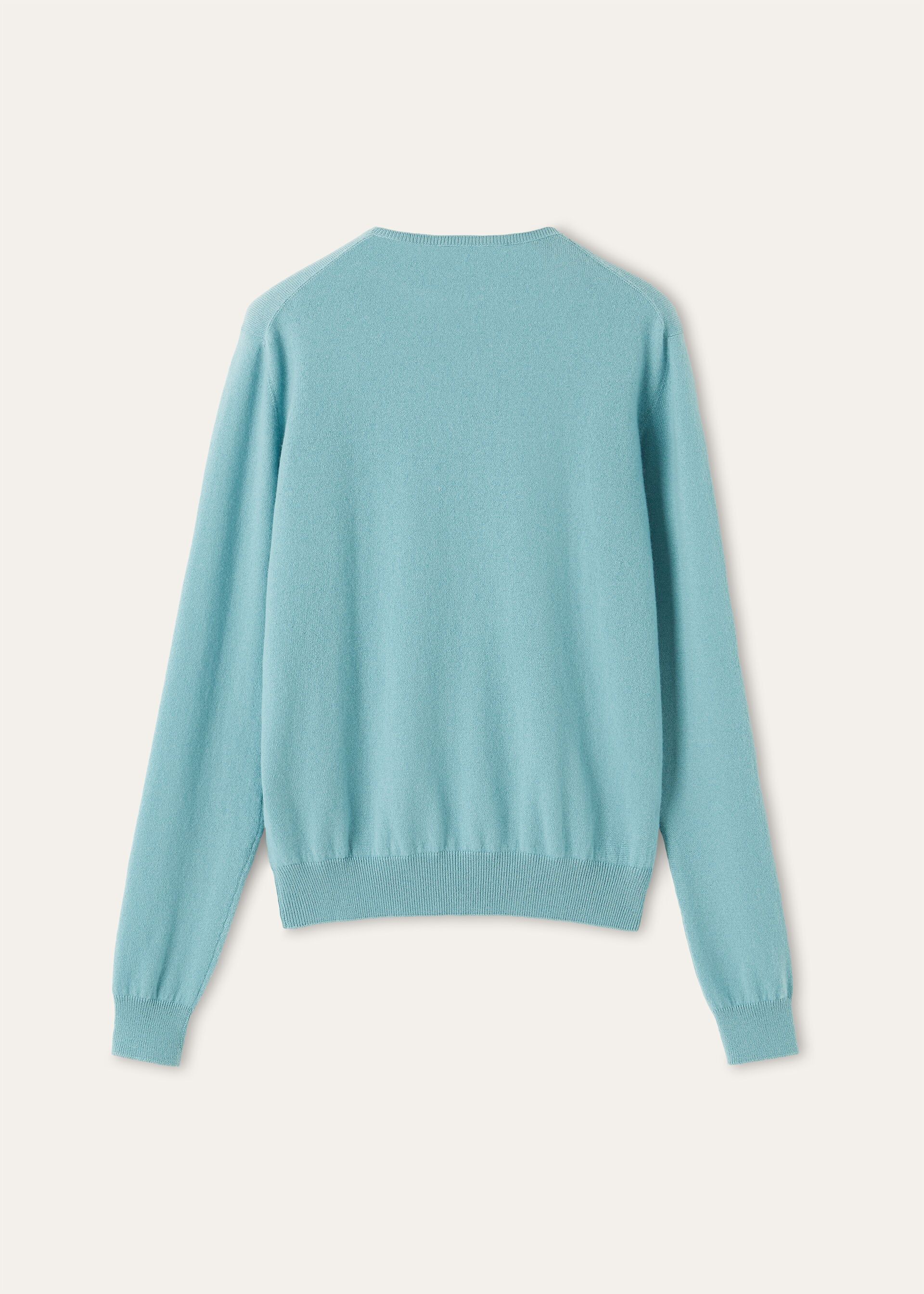 Loro Piana os11x0426 FAQ4508 Sergio Crewneck Sweater Underwater Breath Size XS / US 0-2 / IT 36-38 - 6 Thumbnail