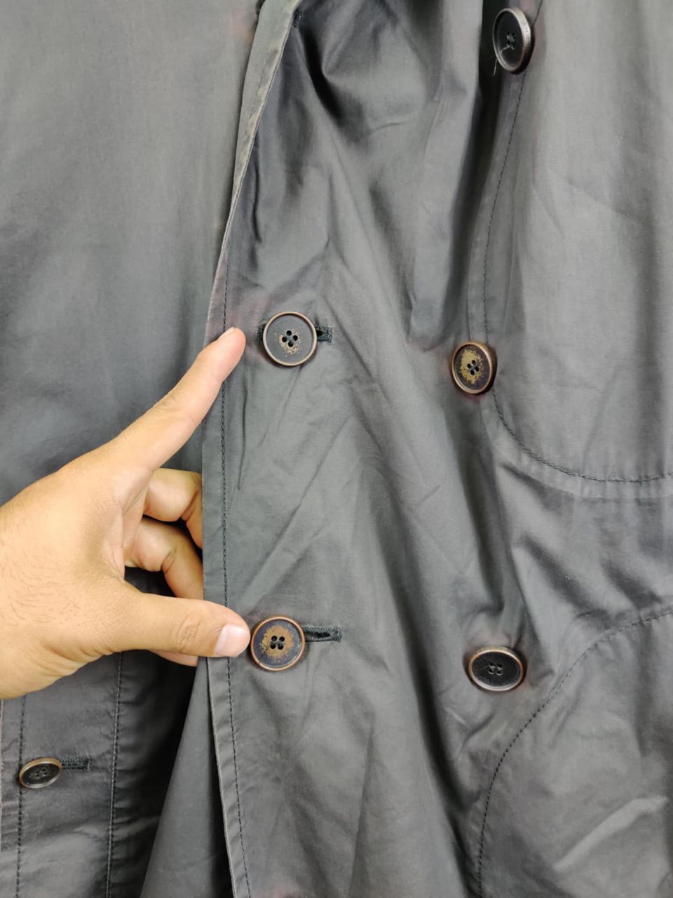 Burberry Vintage Burberry Double Breasted Trench Coat With Belted Size US L / EU 52-54 / 3 - 15 Thumbnail